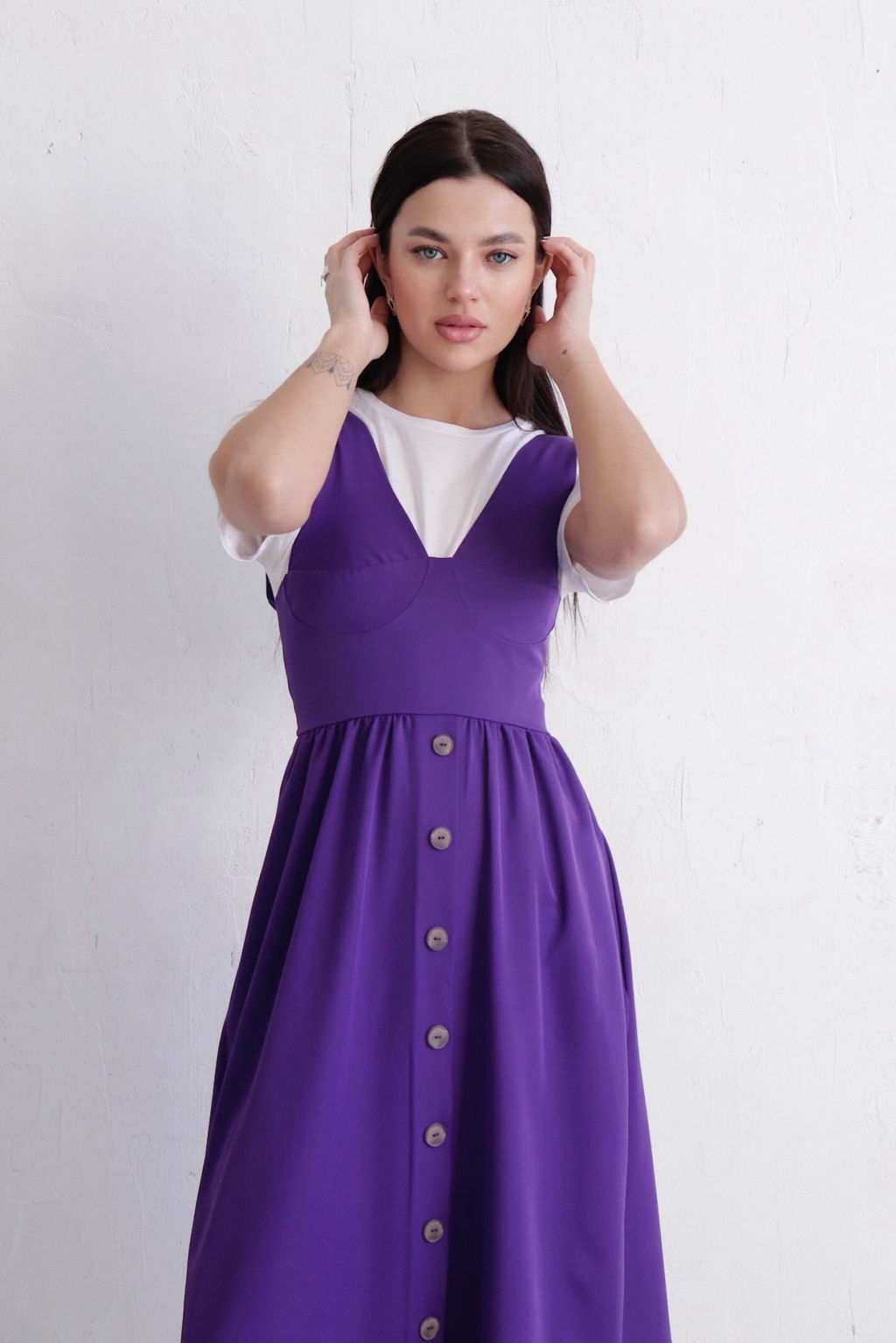 Платье-бюстье аметистовое - Martichelli фото 15