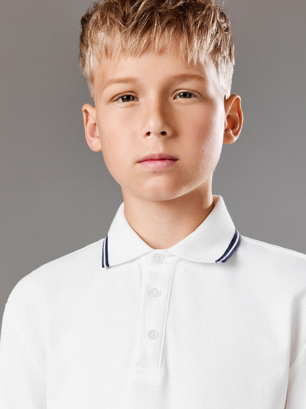 ACOOLA / Сорочка-поло верхняя для мальчиков Koleda белый  фото 2