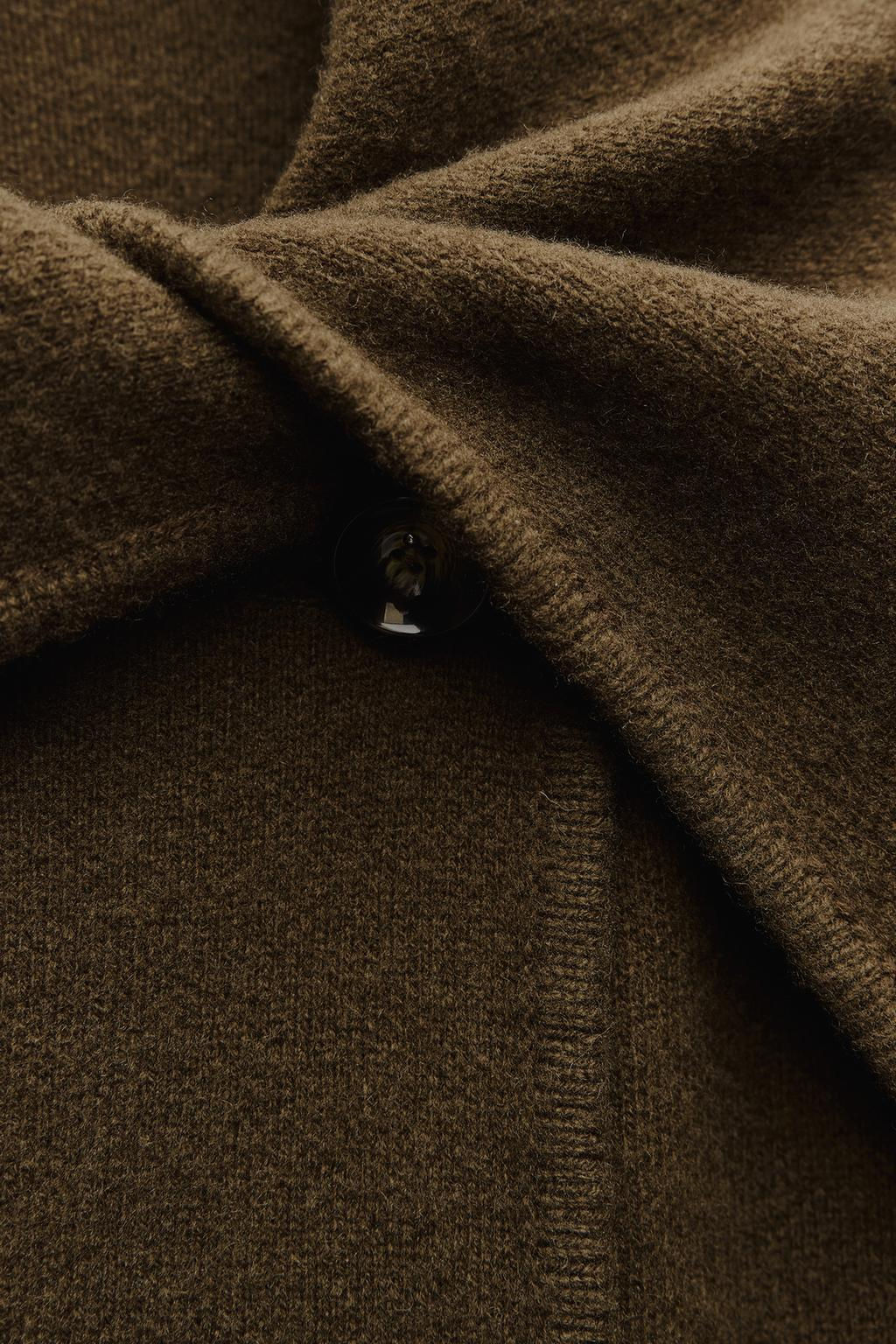 WIDE LAPEL 100% WOOL COAT - Zara фото 5