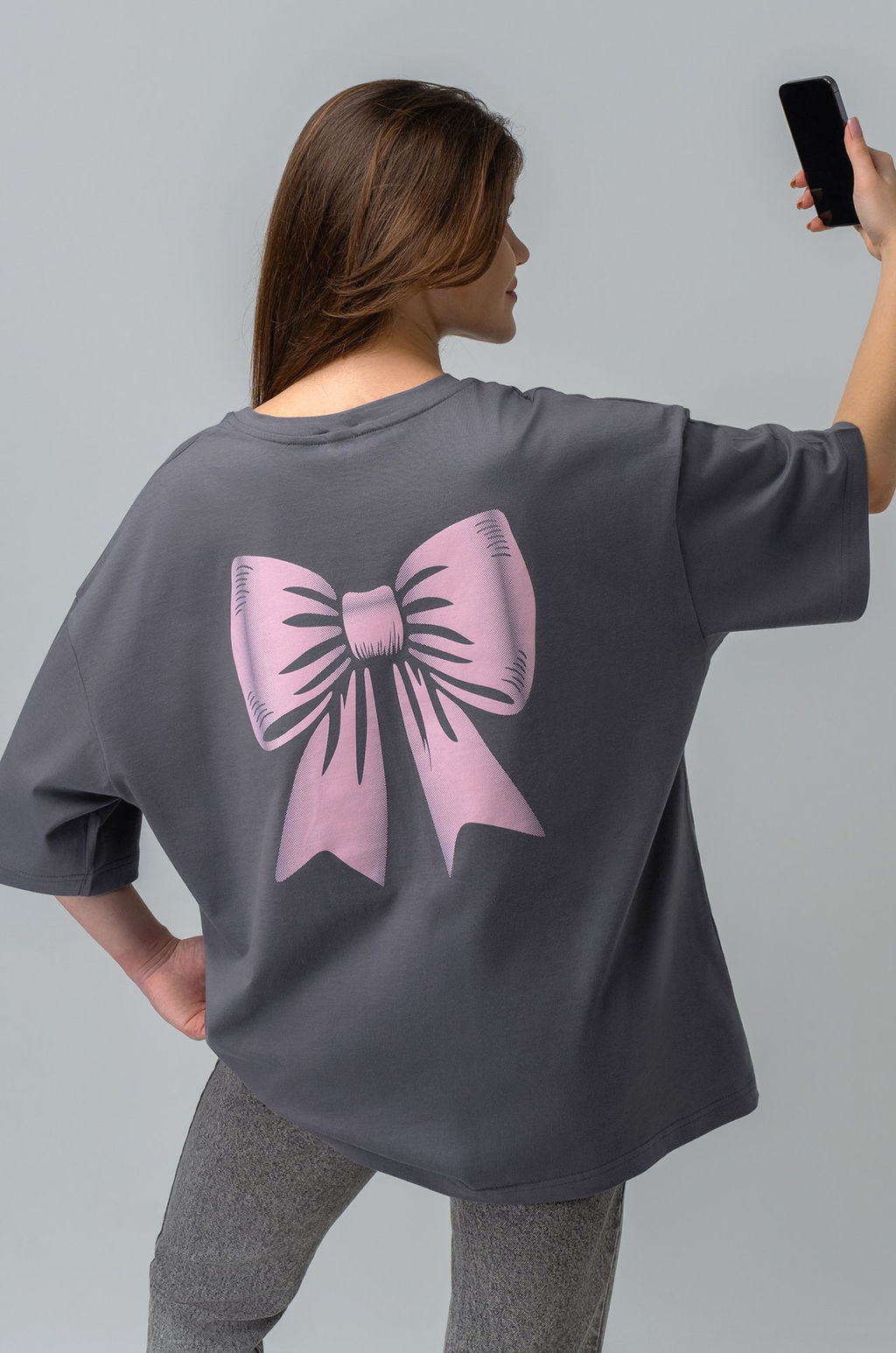 Женская футболка оверсайз Happyfox - Happy fox фото 8