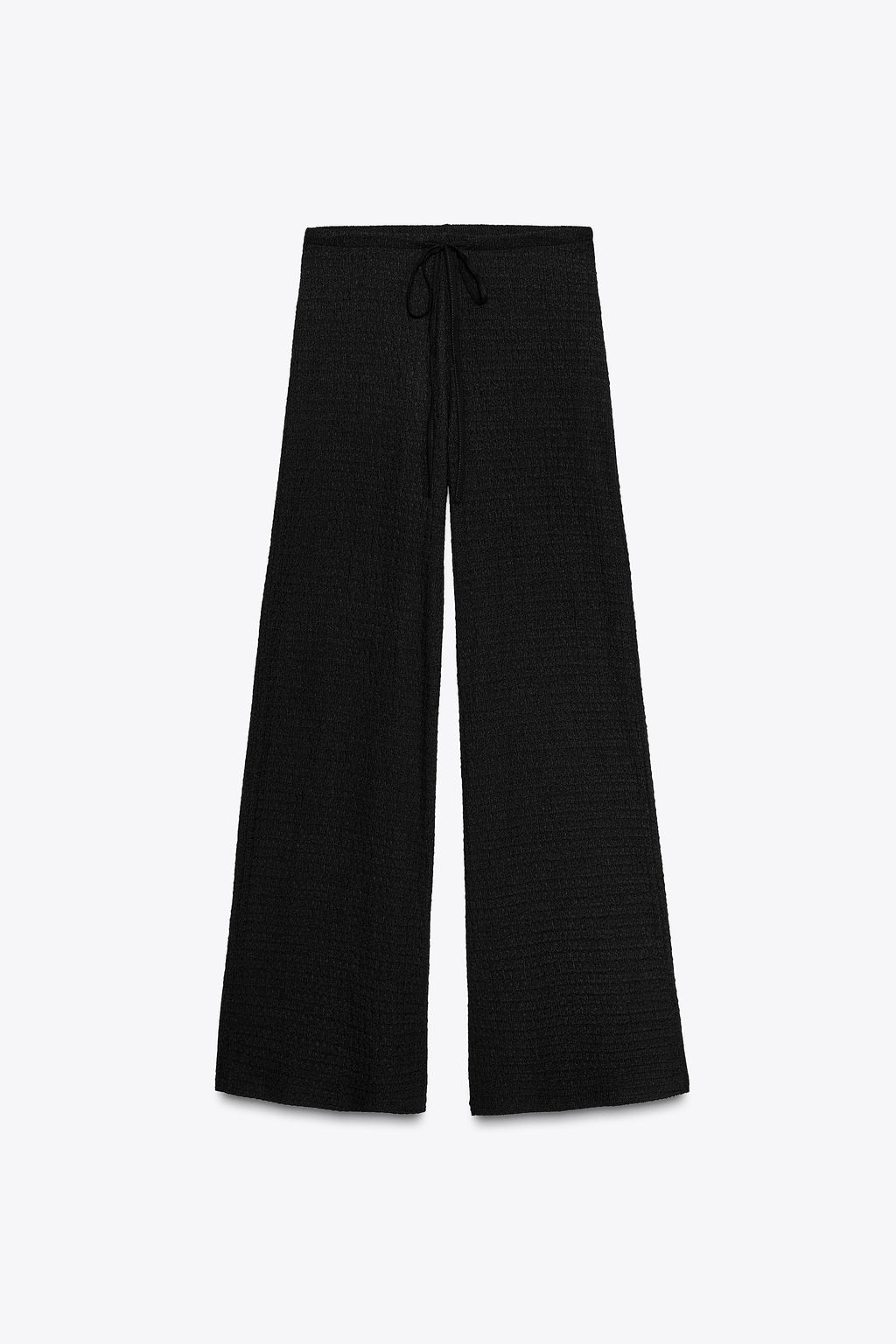 TEXTURED STRAIGHT-FIT TROUSERS - Zara фото 55