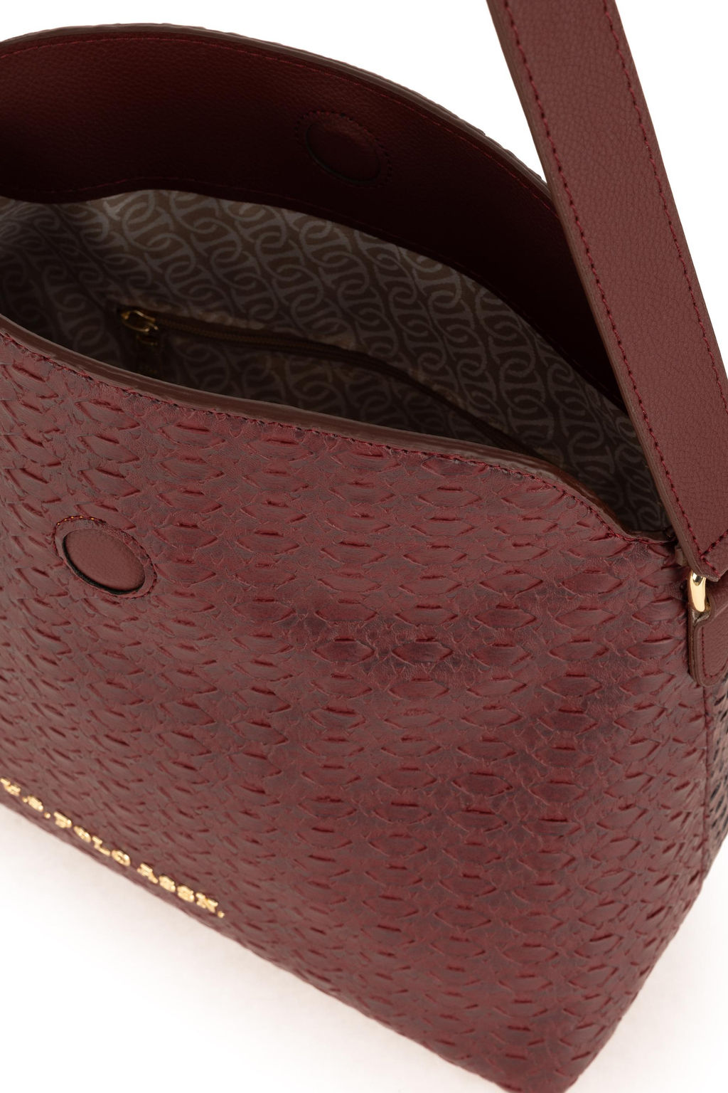 Женская бордовая красная сумка через плечо Неожиданная скидка в корзине - U.s. polo assn фото 6