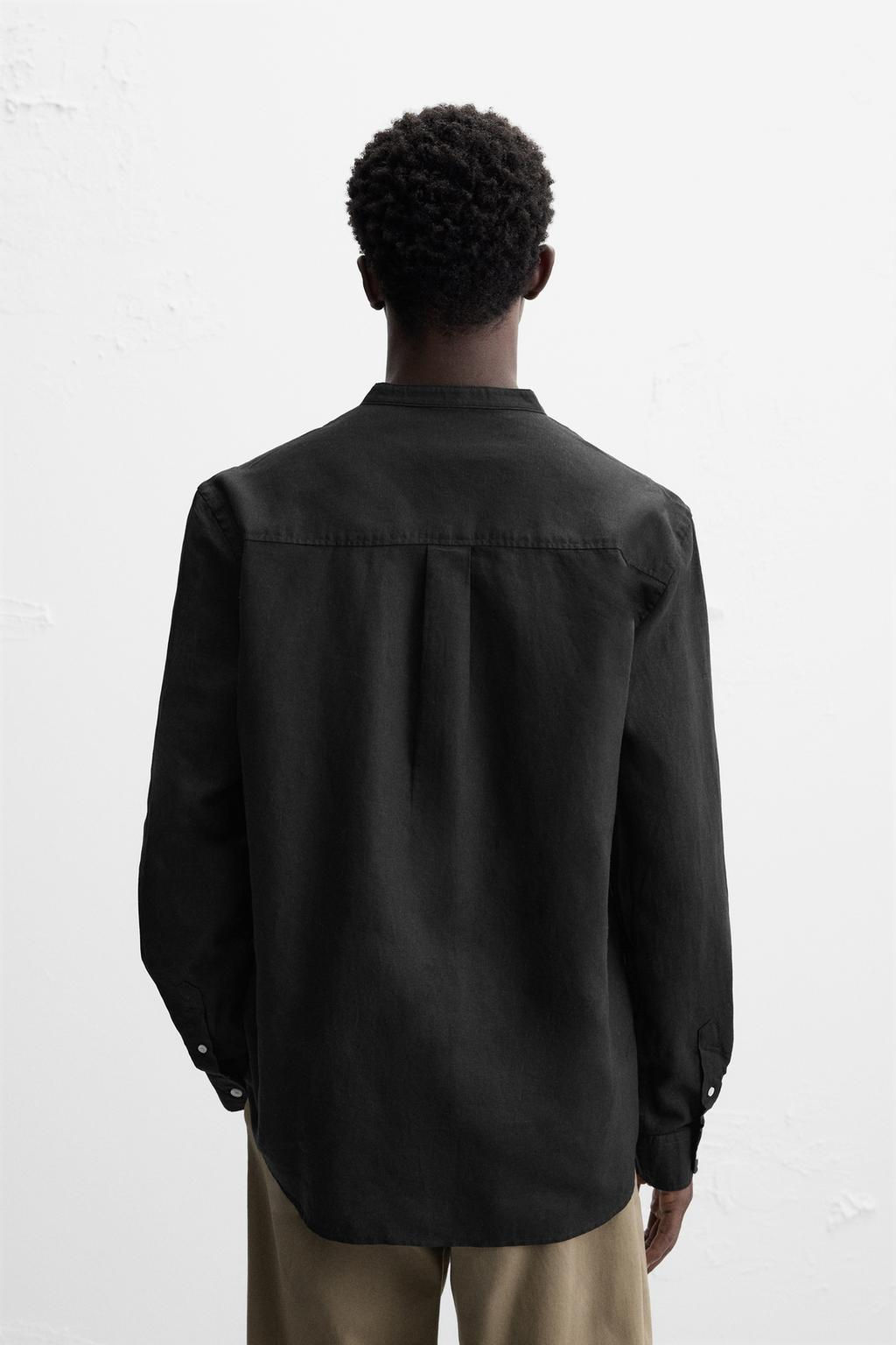 COTTON - LINEN SHIRT - Zara фото 11