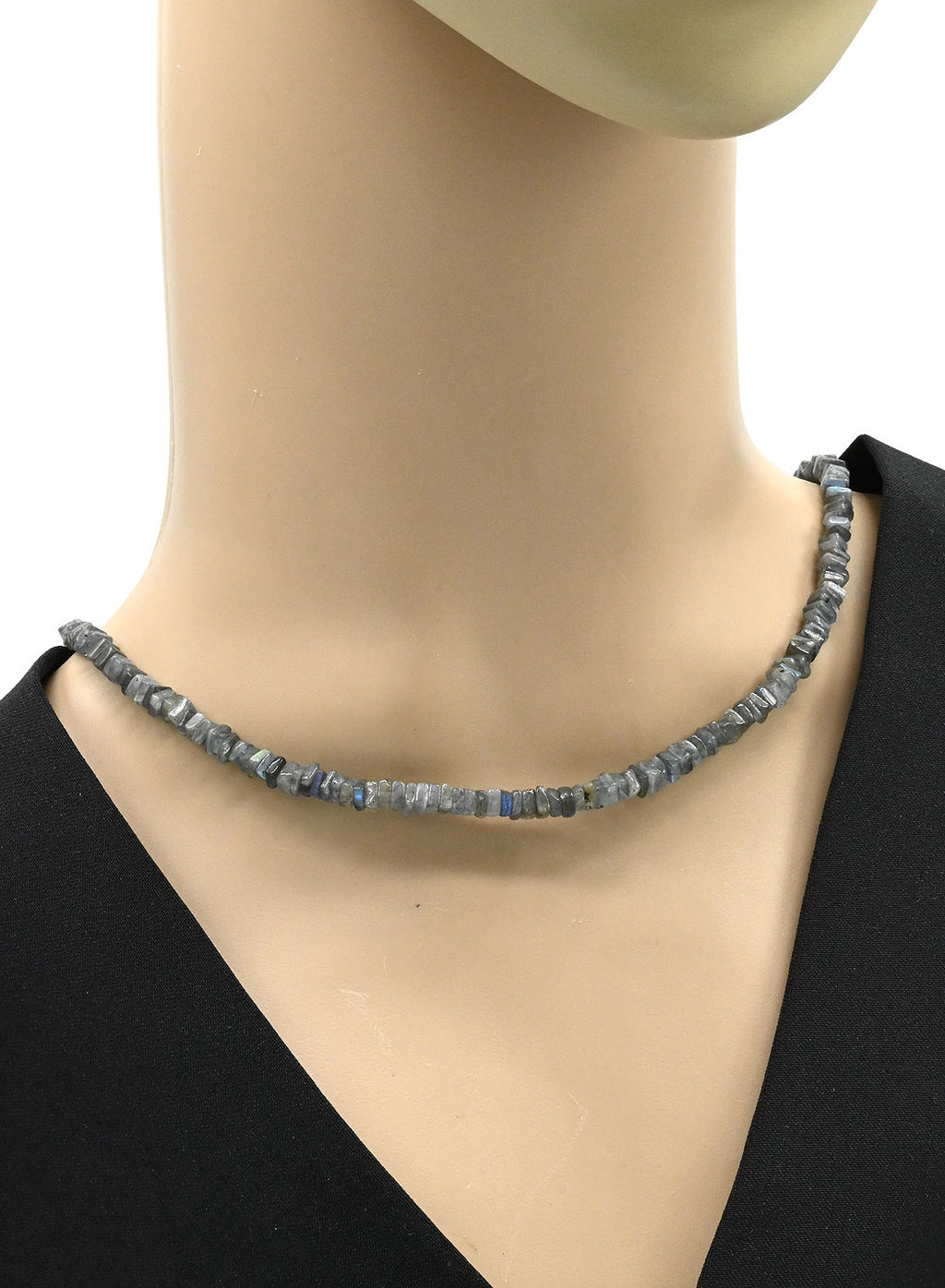 Бусы из Лабрадора диск 5*2мм, 44см, 17,02г