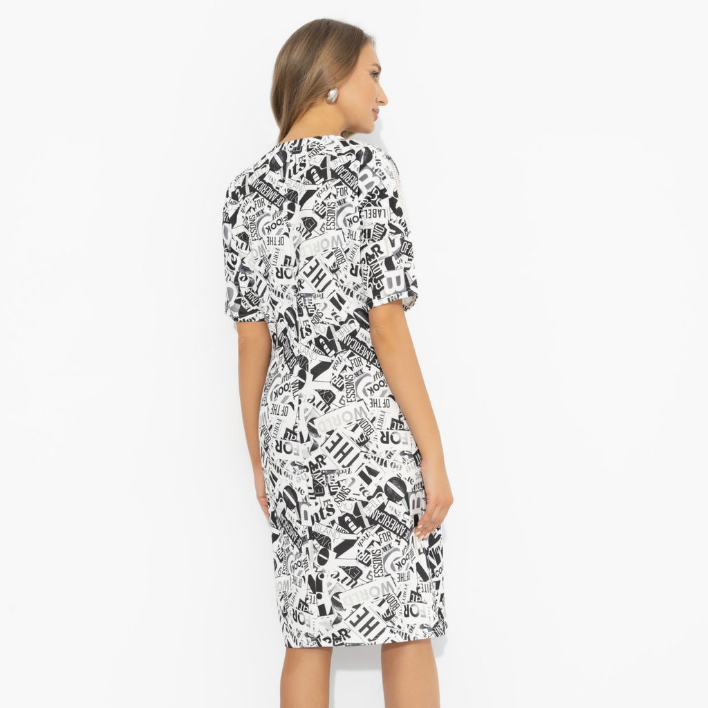 Платье комбинированное, Не по правилам (стиль) - Charutti фото 5