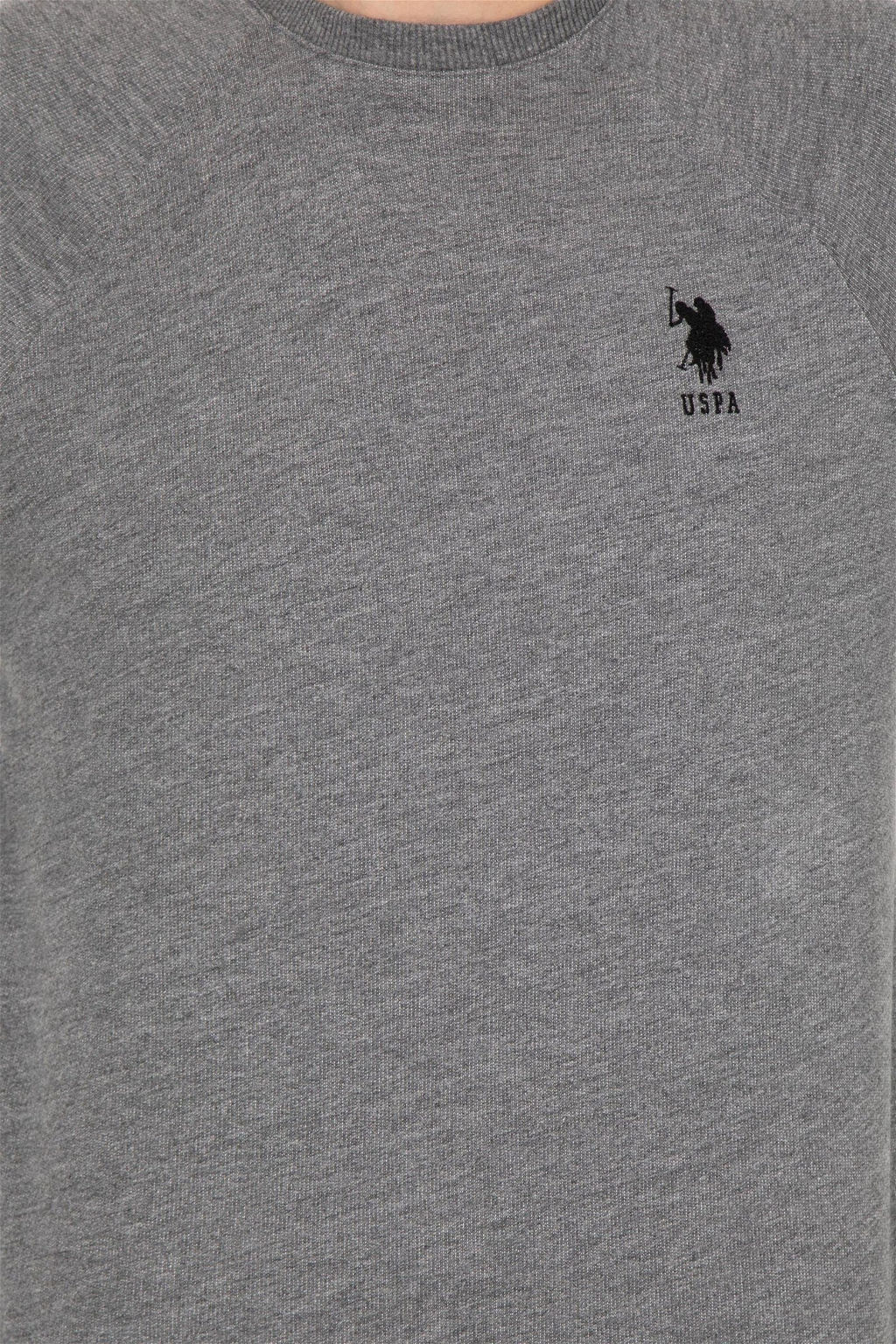 Мужская антрацит Melanj Basic Whothirt Неожиданная скидка в корзине - U.s. polo assn фото 6