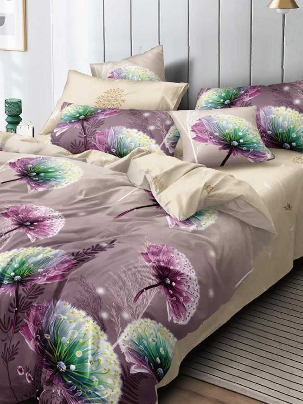 КПБ Поплин Эксклюзив - Летние Грезы 2 сп. с Евро простыней (нав.70х70)