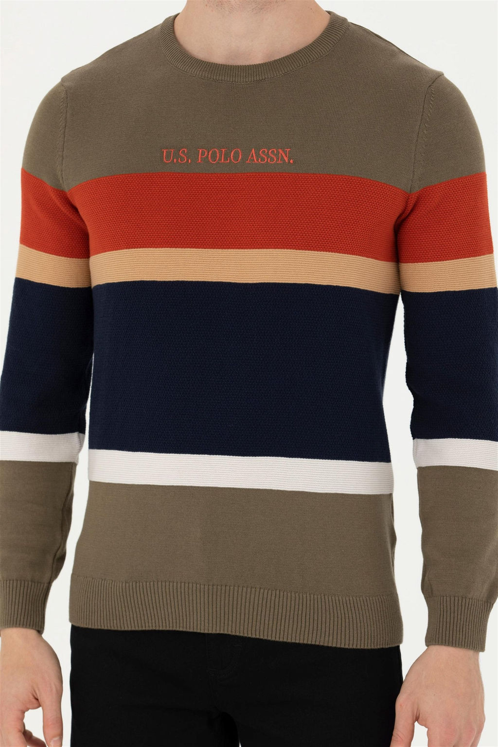 Мужской свитер цвета хаки - U.s. polo assn фото 13