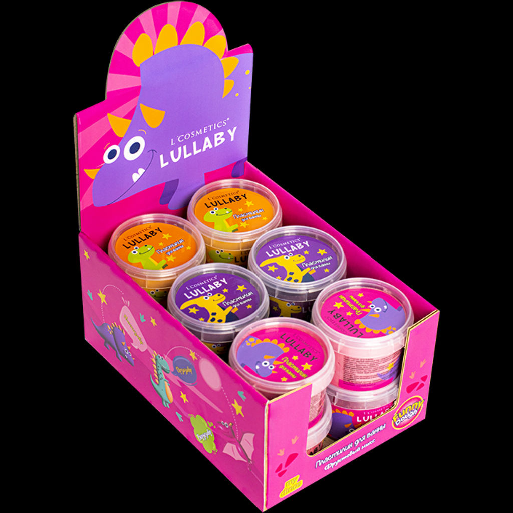 Пластилин для ванны LULLABY Шоу Бокс Фруктовый микс 1440 г