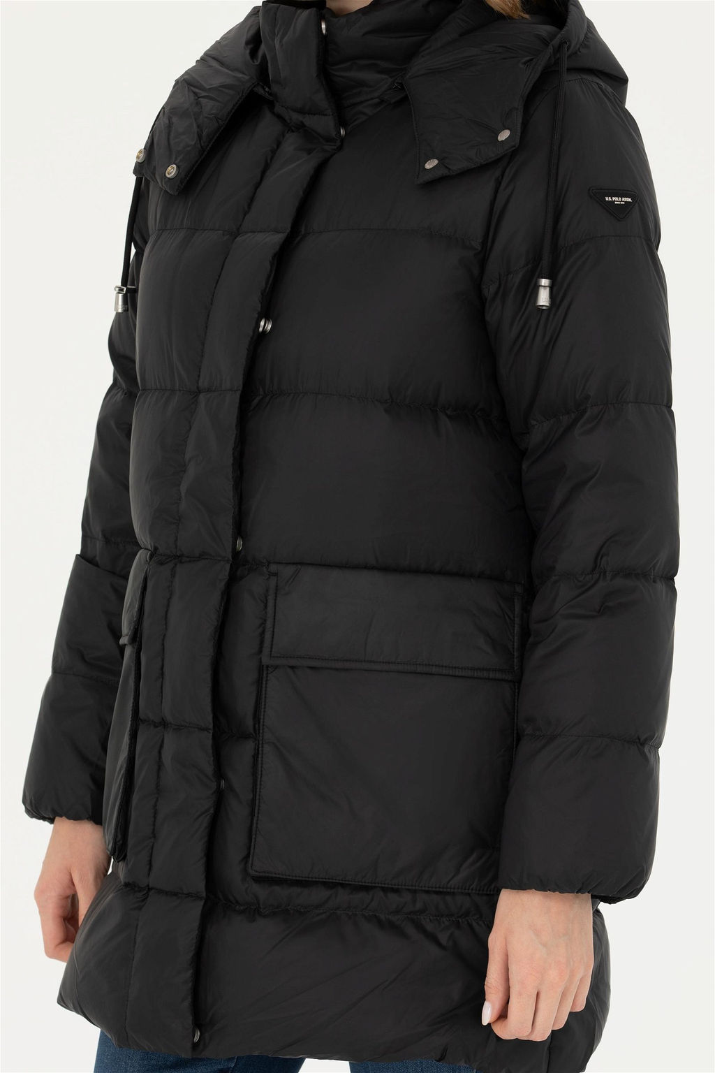 U. S. Polo Assn Женское черное пальто - U.s. polo assn фото 13