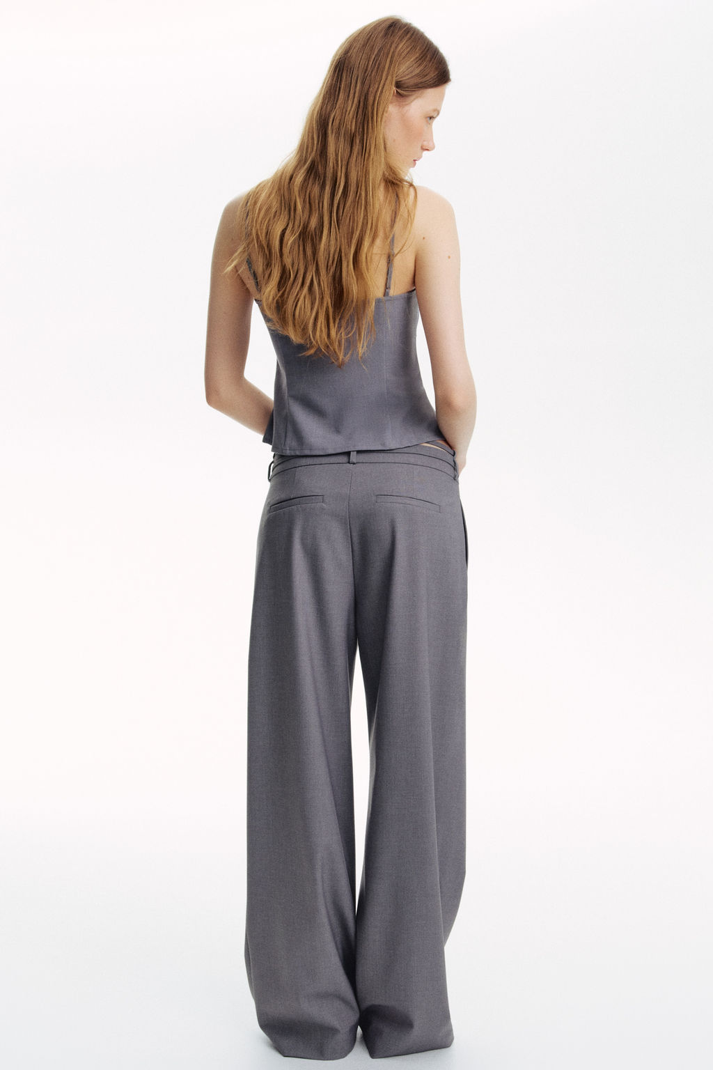 Pantal?n sastre con cintur?n - H&m фото 8