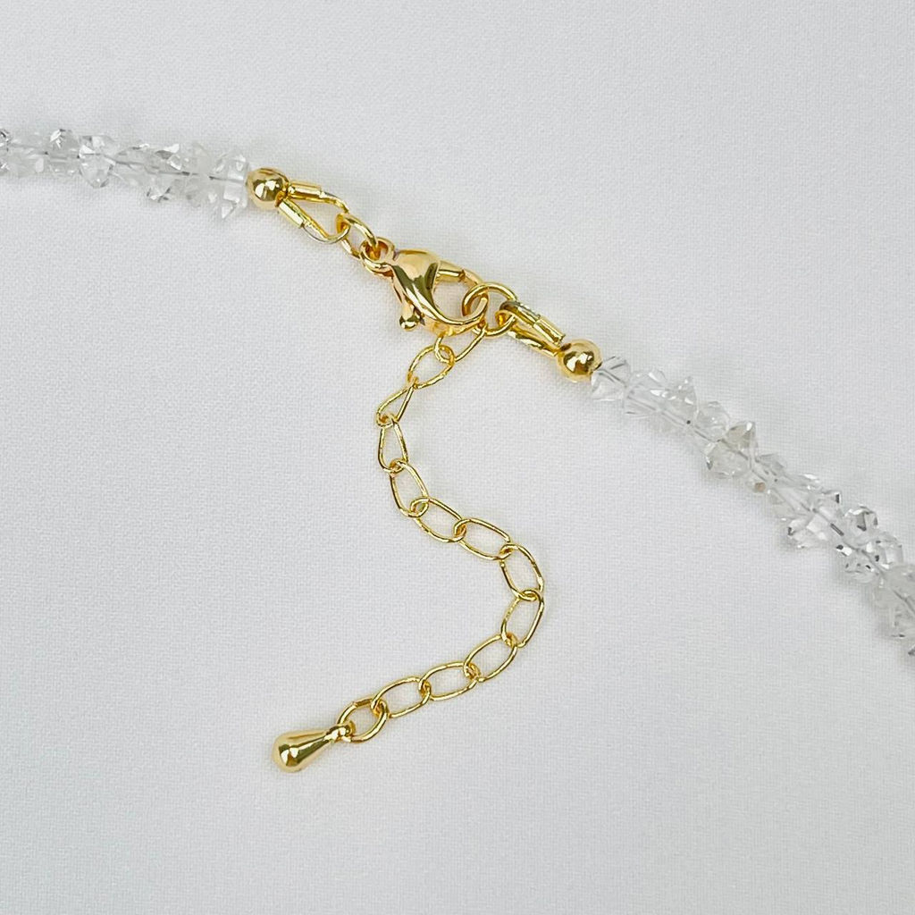 Колье из Херкимерского кварца