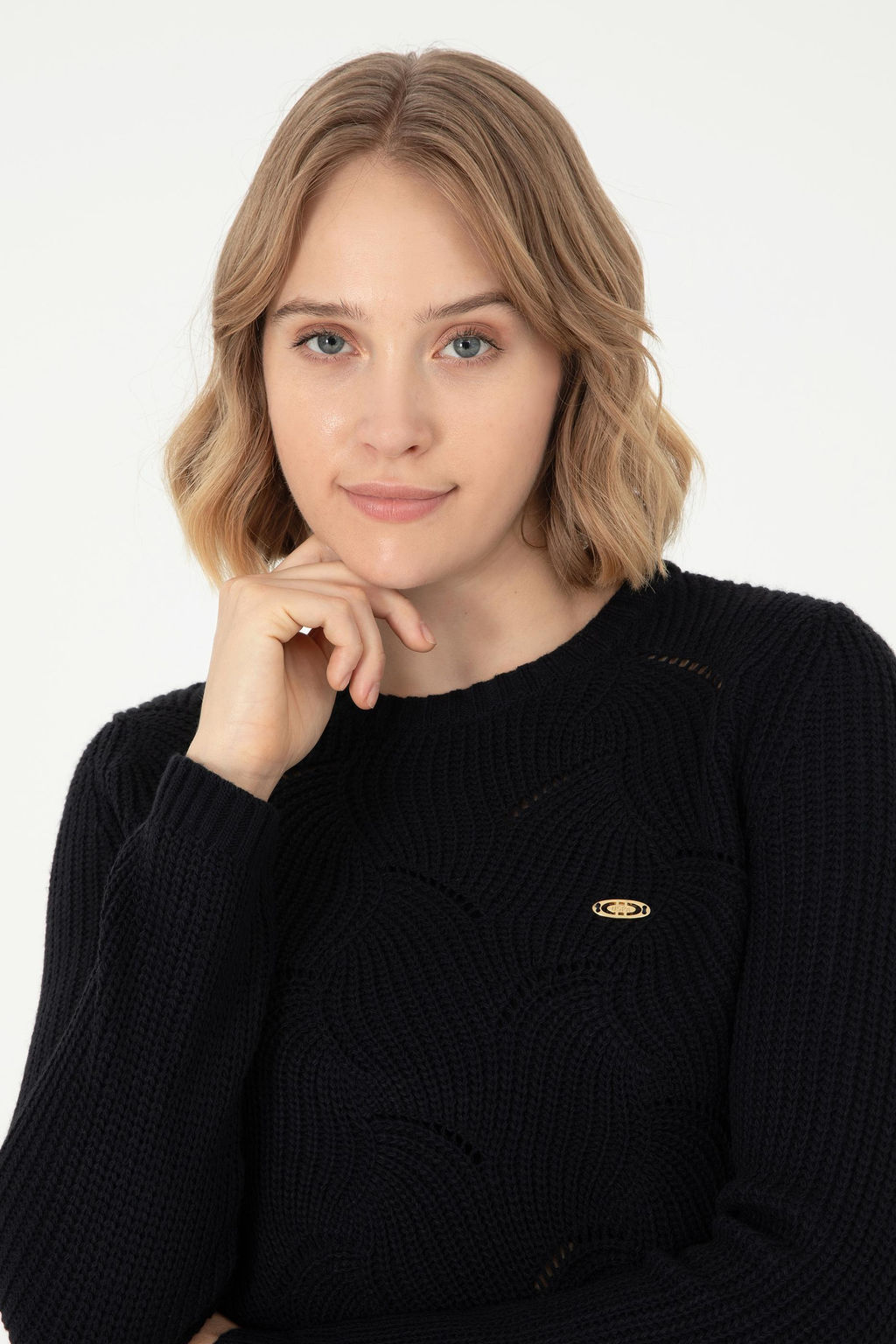 Женский темно-синий свитер - U.s. polo assn фото 2