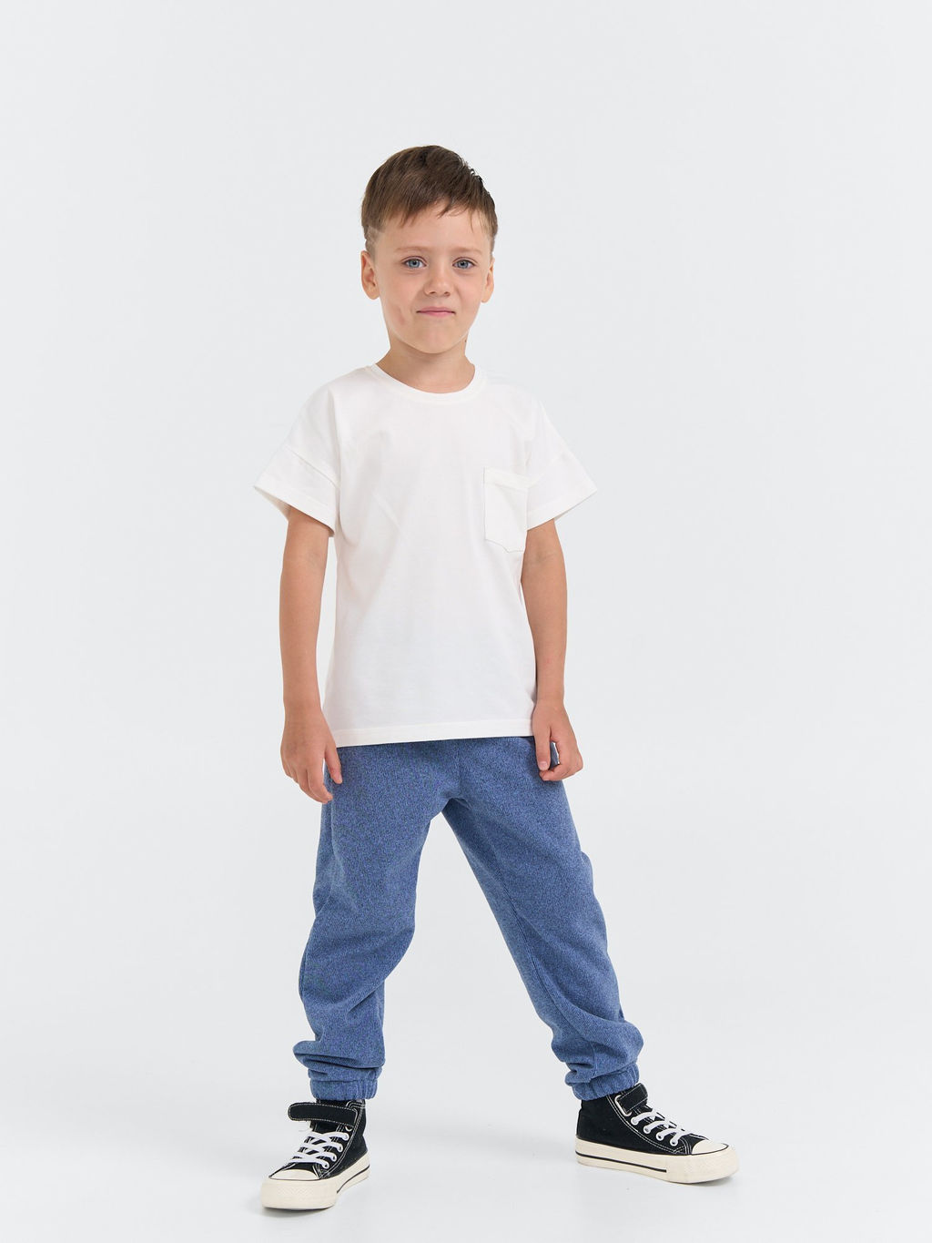 Джоггеры Деним из фактурного флиса - Bungly фото 5