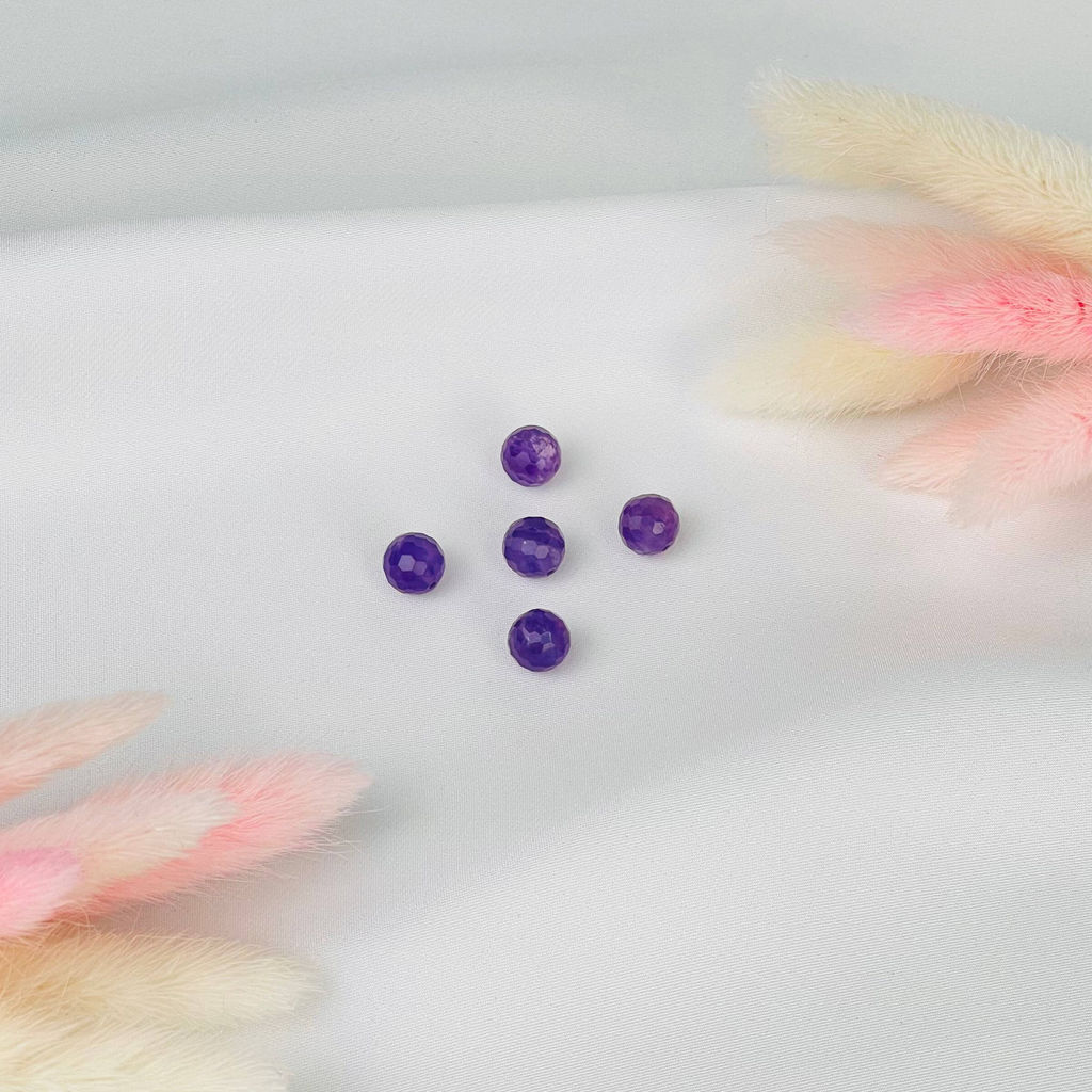 Бусины для украшений из Аметиста (5 шт)