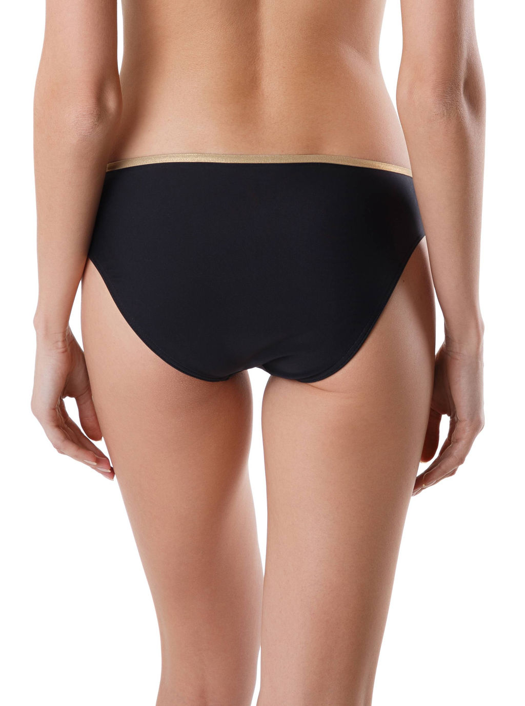 ESLI Трусы с эффектной золотой окантовкой AMBITION 0317 черный - Conte elegant фото 2