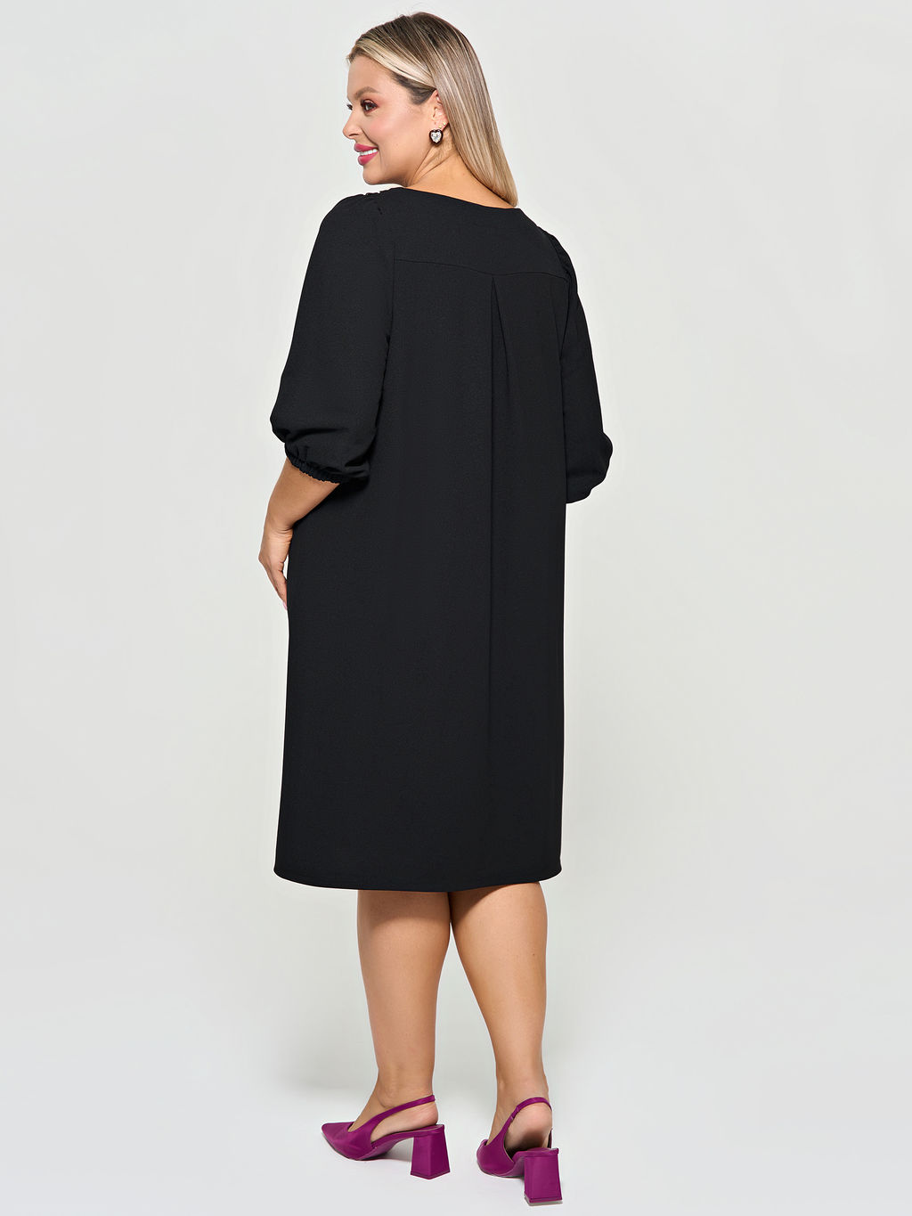 Платье 0218-2 чёрный кварц - Dora фото 129