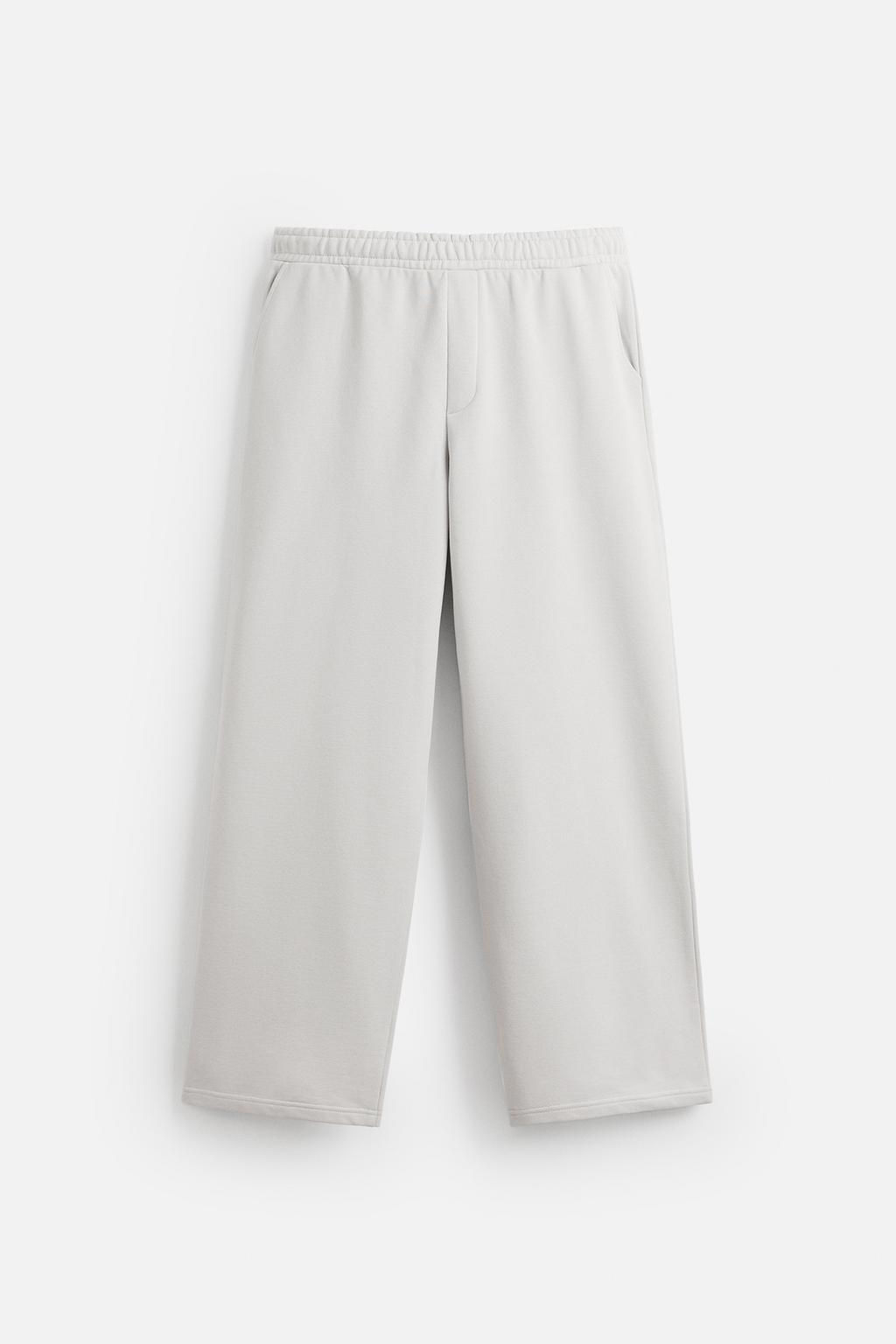 WIDE-LEG JOGGER TROUSERS - Zara фото 7