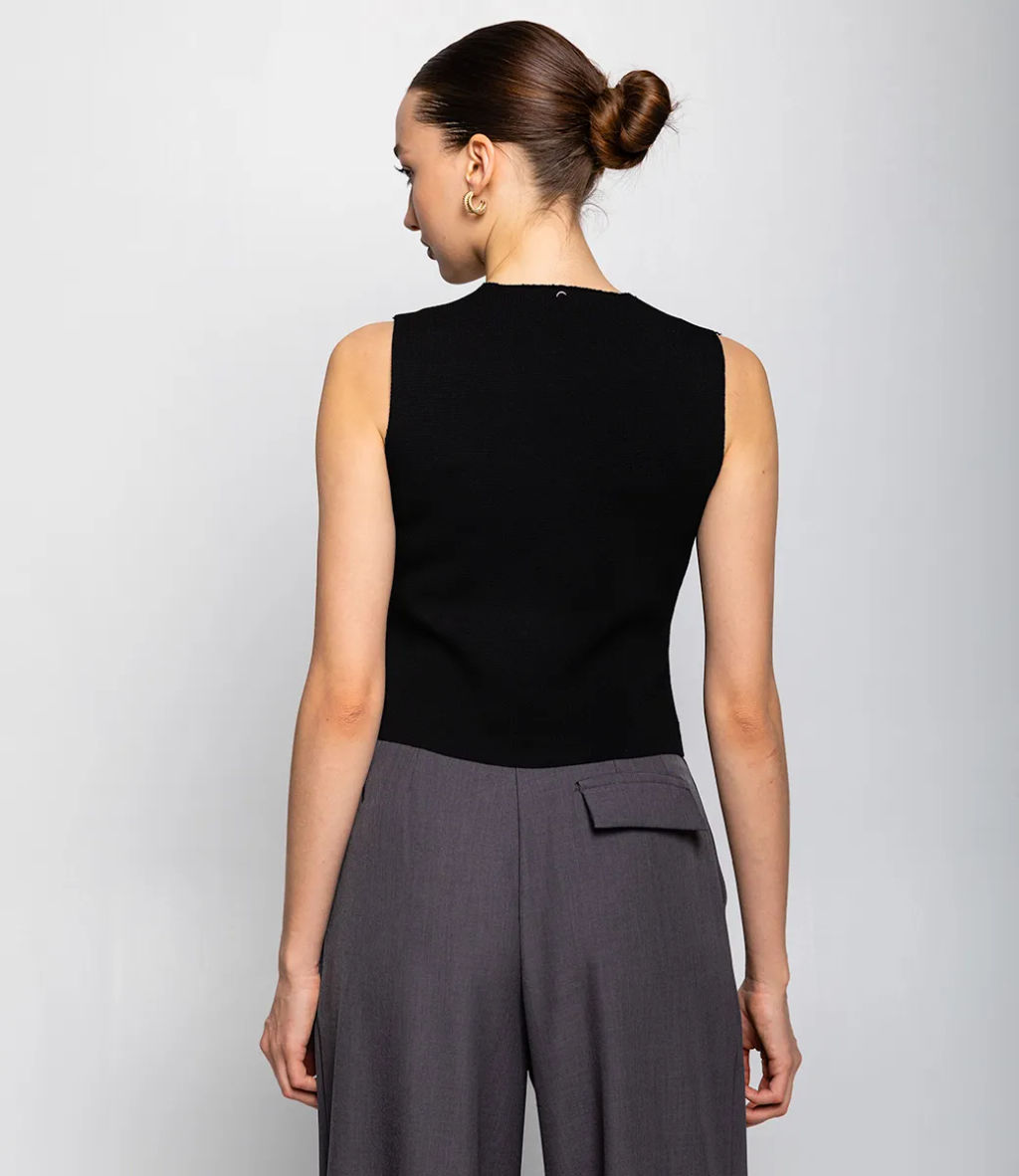 Жилет #КТ103 (7), чёрный