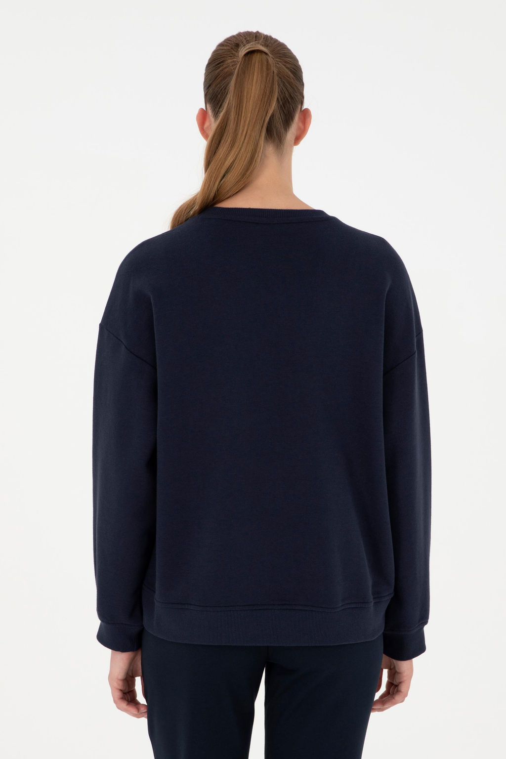 Женский темно-синий свитшот Неожиданная скидка в корзине - U.s. polo assn фото 5