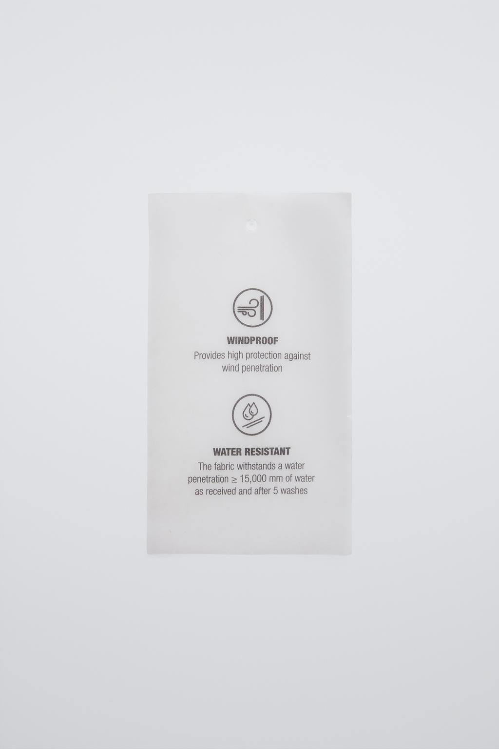 WATER-RESISTANT AND WINDPROOF RECCO® SYSTEM SKI COLLECTION DUNGAREES, CHARACTERISTICS - Zara фото 6