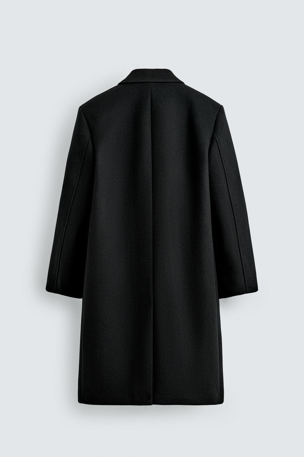 WOOL BLEND DOUBLE-BREASTED COAT