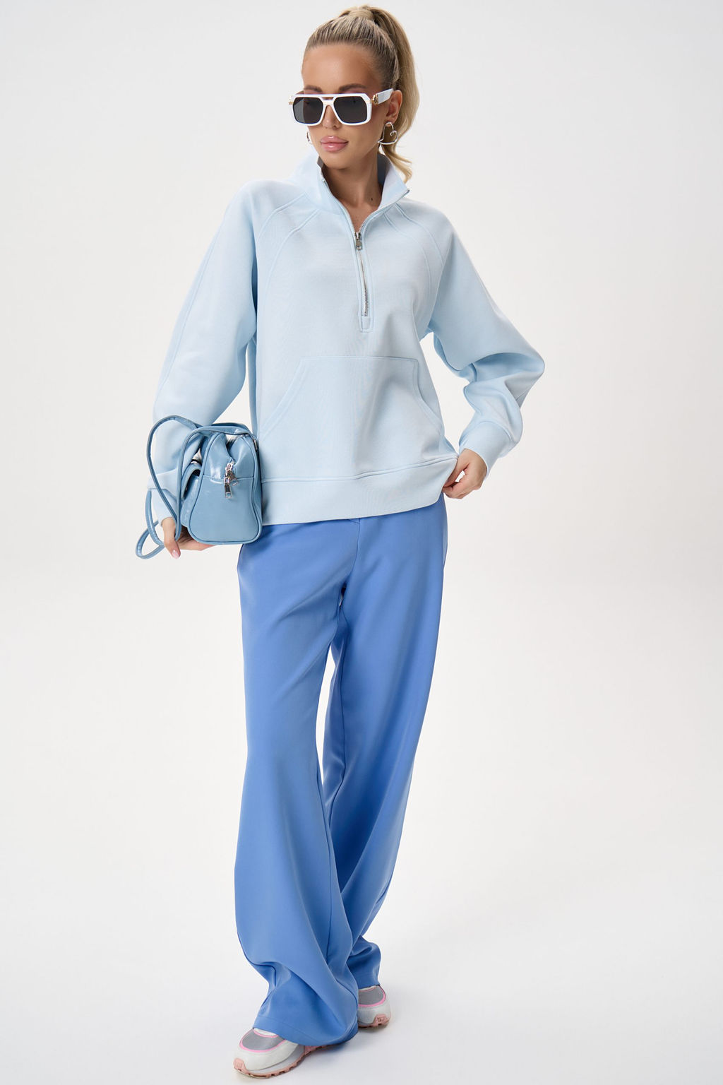 Свитшот Деми (голубой) - Эльза фото 17