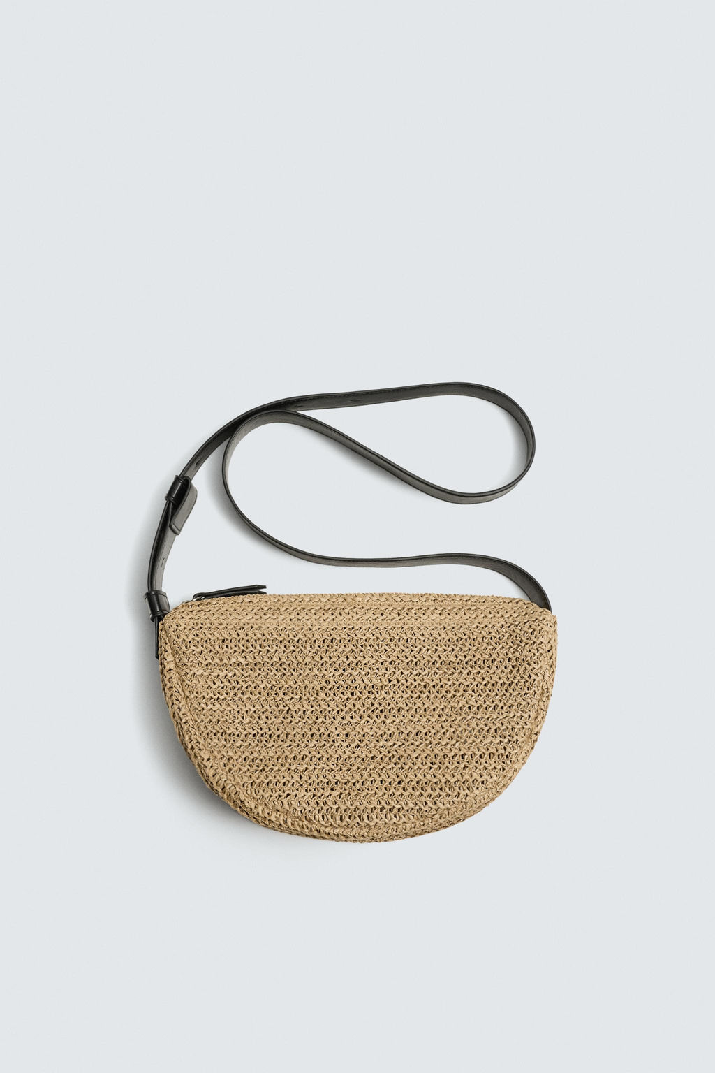 BOLSO DE HOMBRO TRENZADO / Blanco Crudo