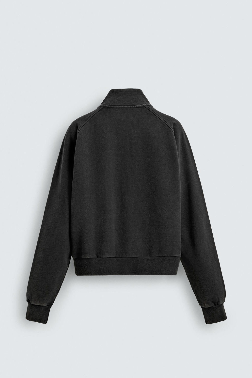 SUDADERA RELAXED FIT LAVADO / Antracita oscuro - Zara фото 8