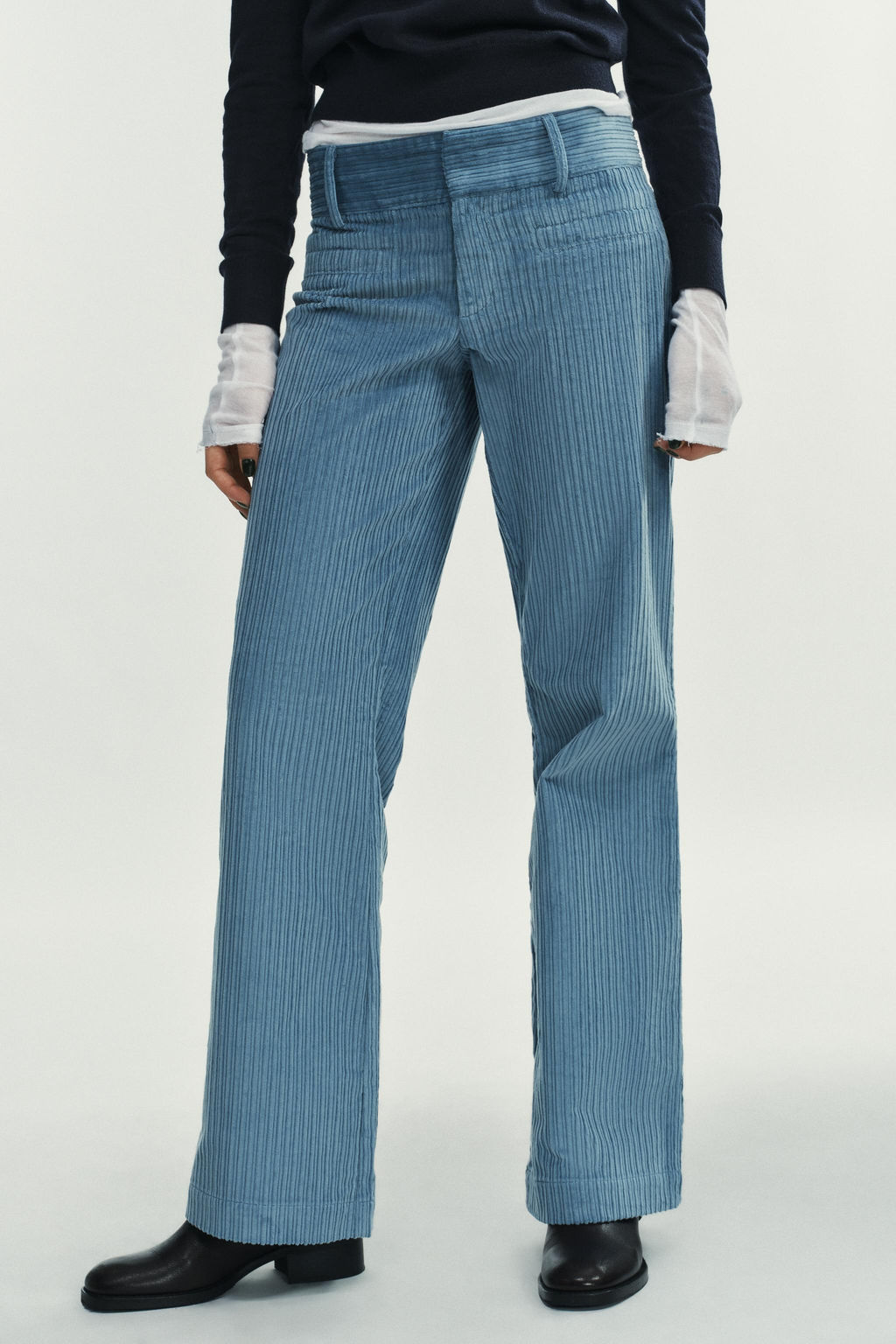 FLARE CORDUROY TROUSERS
