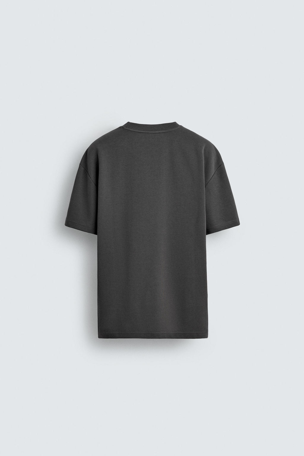 CAMISETA RELAXED FIT INTERLOCK / Gris antracita - Zara фото 8