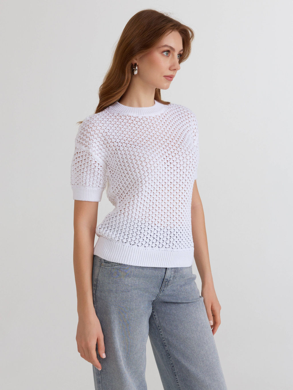 CONTE LDK2457 Джемпер женский white - Conte elegant фото 5
