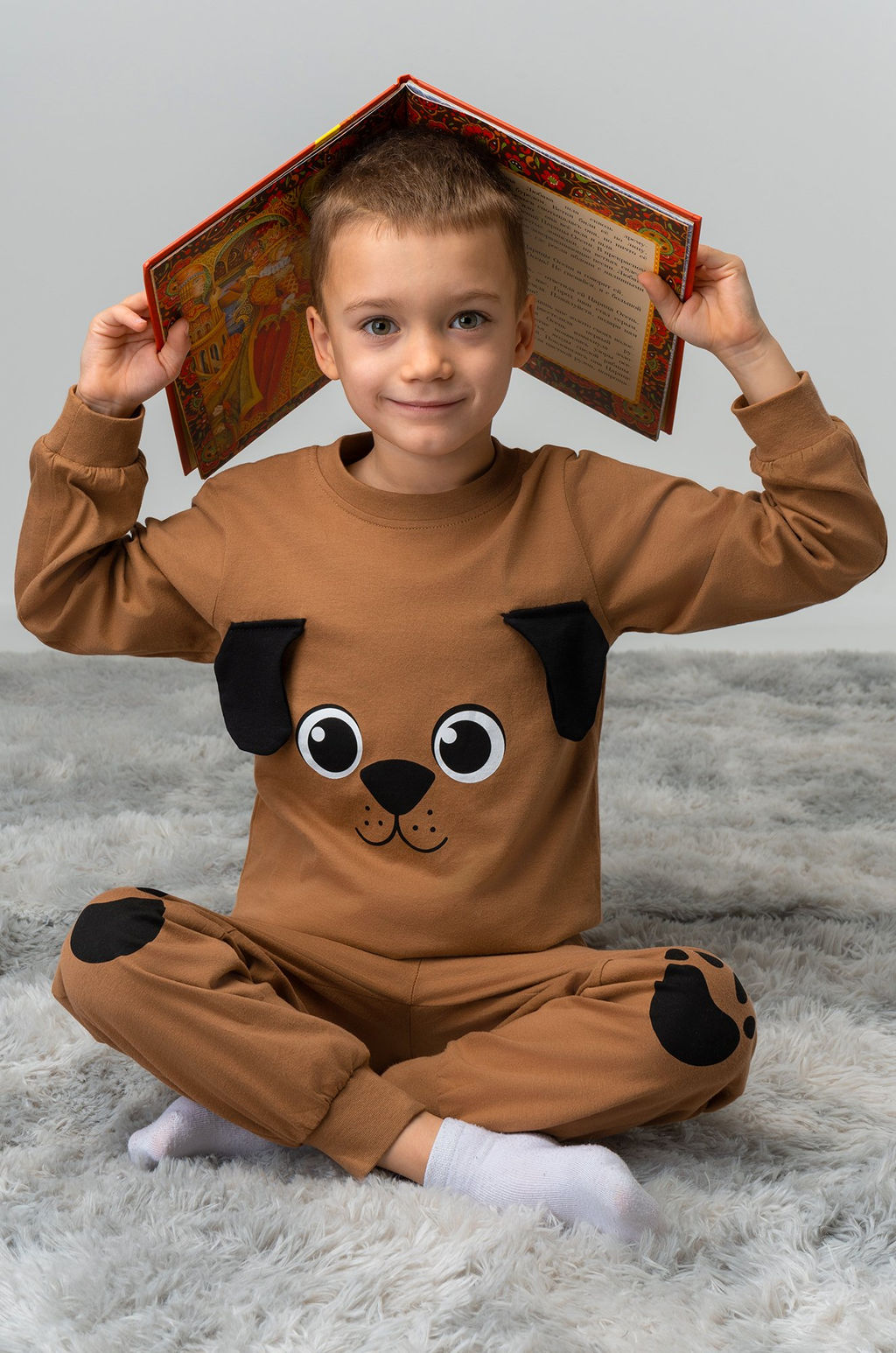 Хлопковая пижама для мальчика Bonito  фото 2