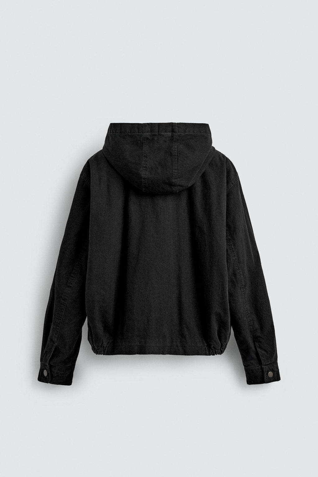 HOODED JACKET WITH FIREMAN CLASP