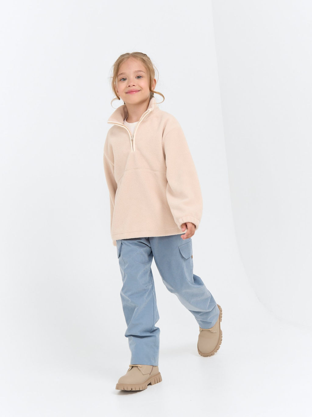 Олимпийка Беж утепленная - Bungly фото 7