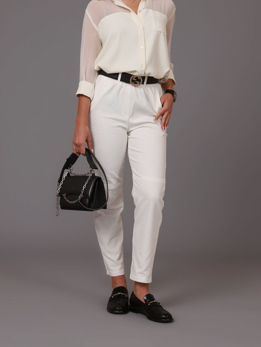 Женские Брюки женские Изабель С045 Белый от фабрики Спортсоло - Sportsolo фото 8