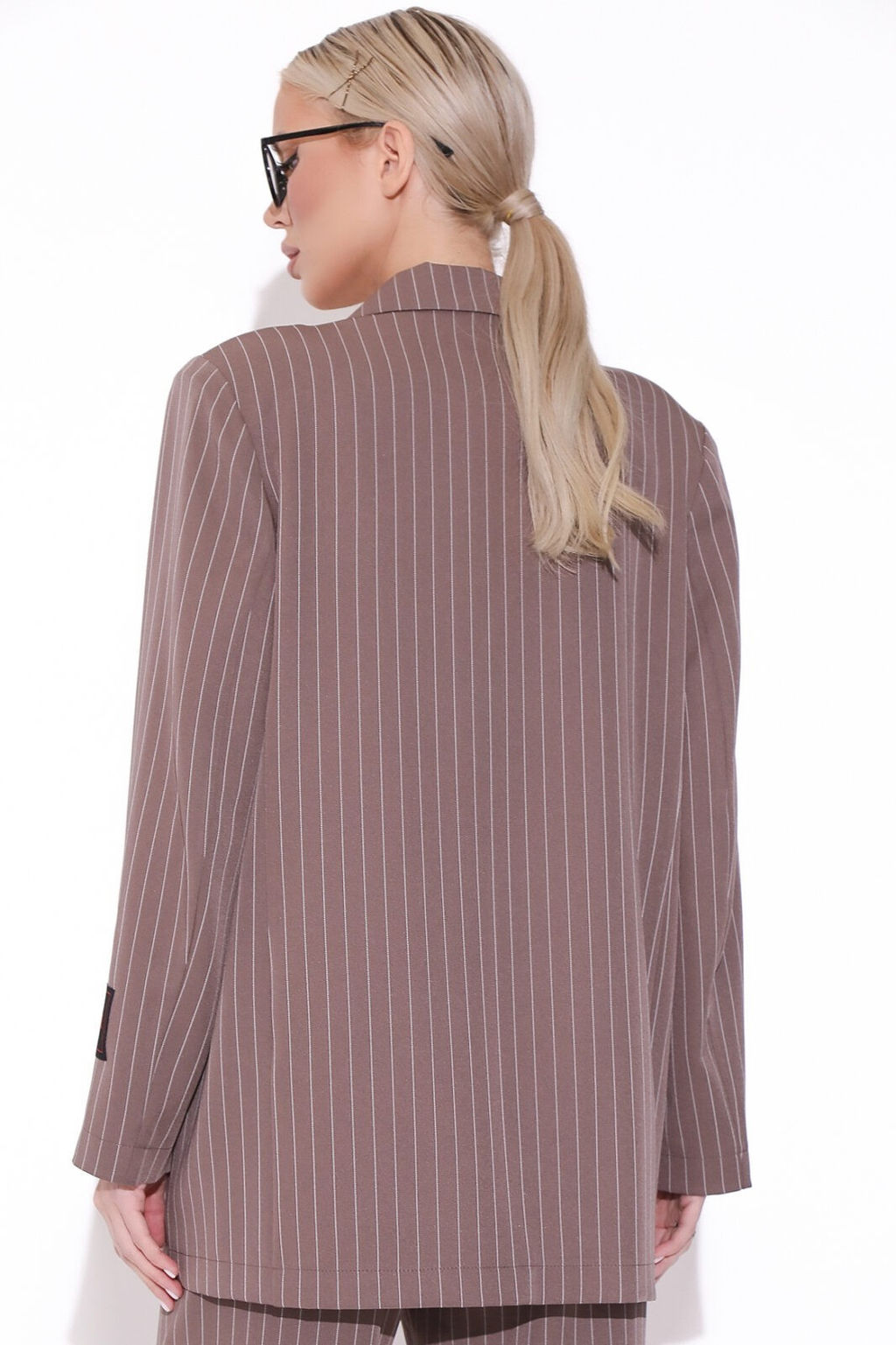 Пиджак Драйв (полоска/мокко)