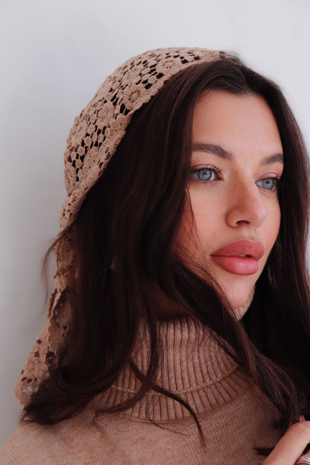 Martichelli Косынка бежевая  фото 2