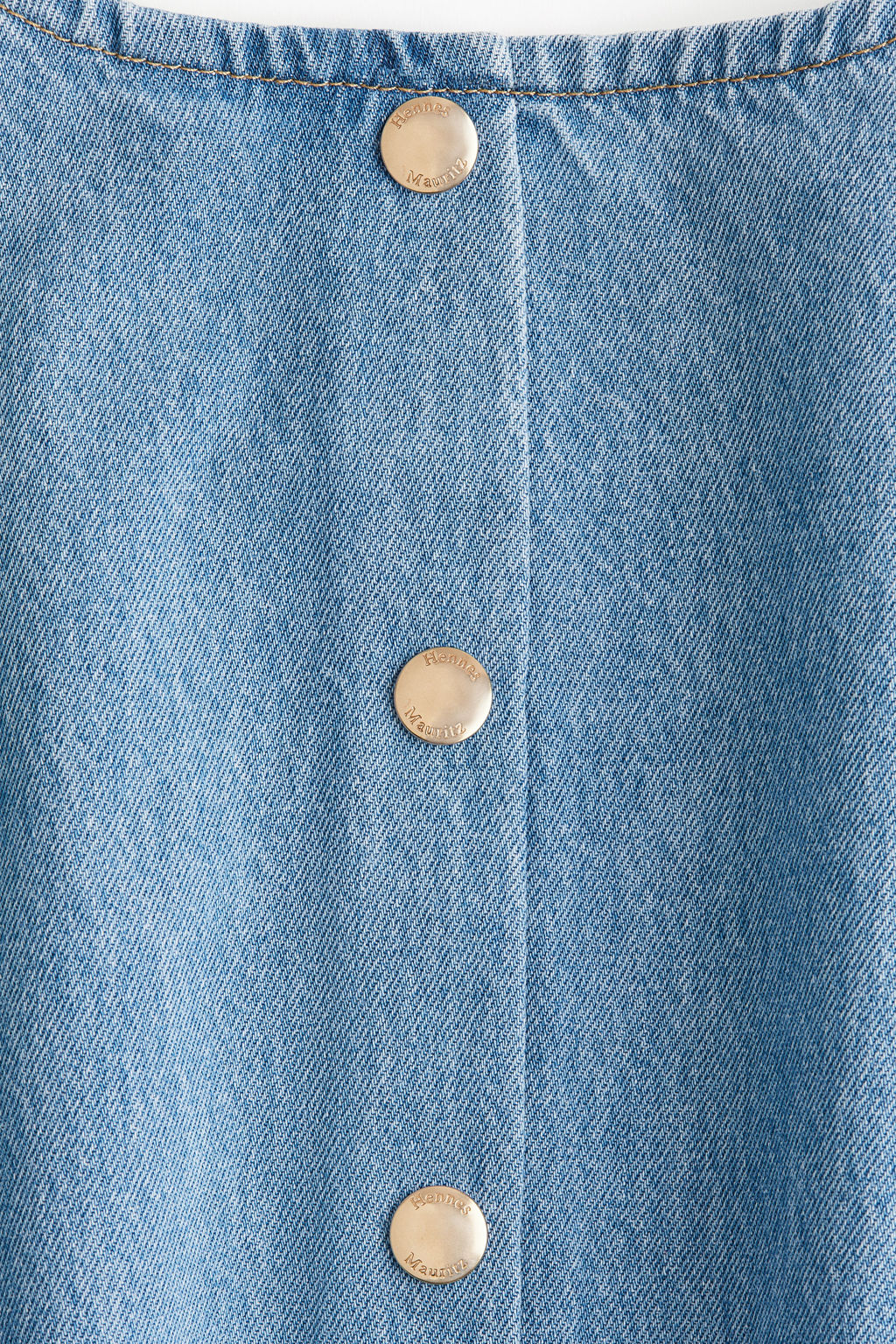 Vestido denim recto - H&m фото 6