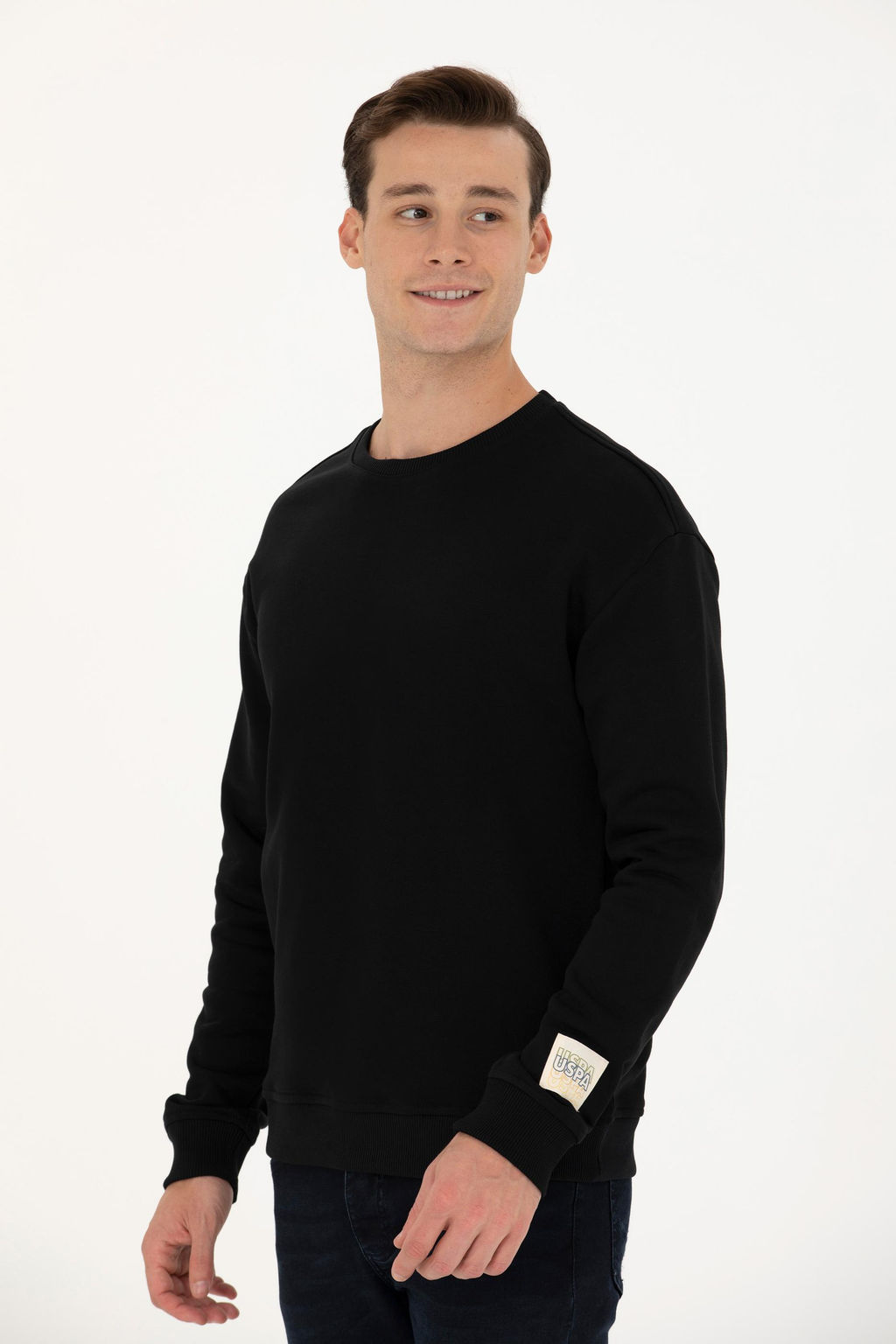 Erkek Siyah Sweatshirt