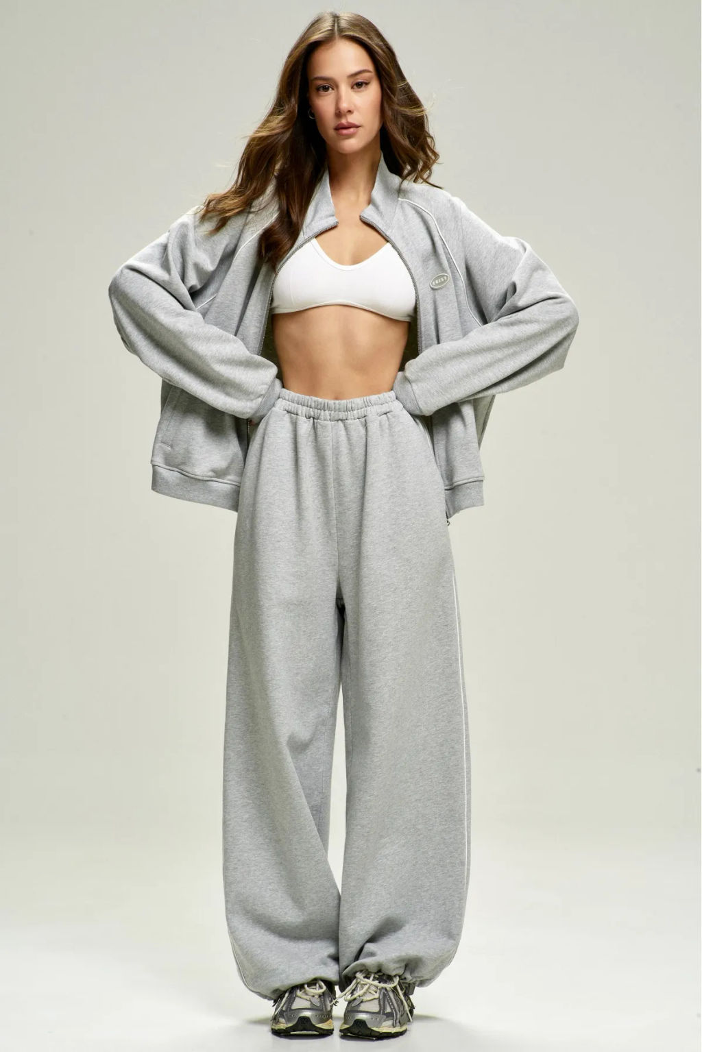 Брюки на кулиске Grey Melange