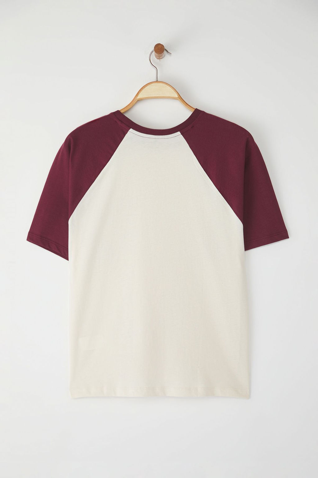 Tas %100 Kal?n Pamuklu Renk Bloklu Sloganl? Relaxed/Rahat Kesim Orme T-Shirt TWOSS24TS00134