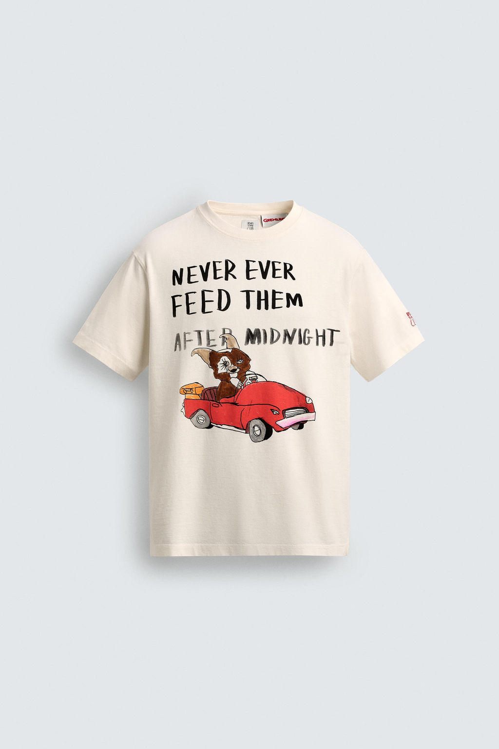 CAMISETA ILUSTRACI?N GREMLINS &  X DYLAN?S T-SHIRT CLUB X ZARA / Blanco roto  фото 8