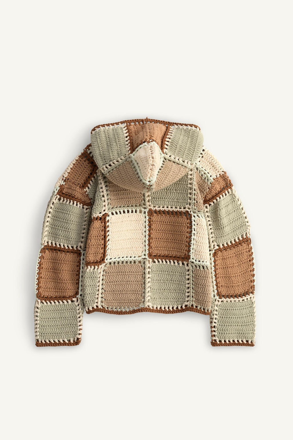 CHAQUETA PUNTO CROCHET CAPUCHA LIMITED EDITION / Multicolor - Zara фото 7