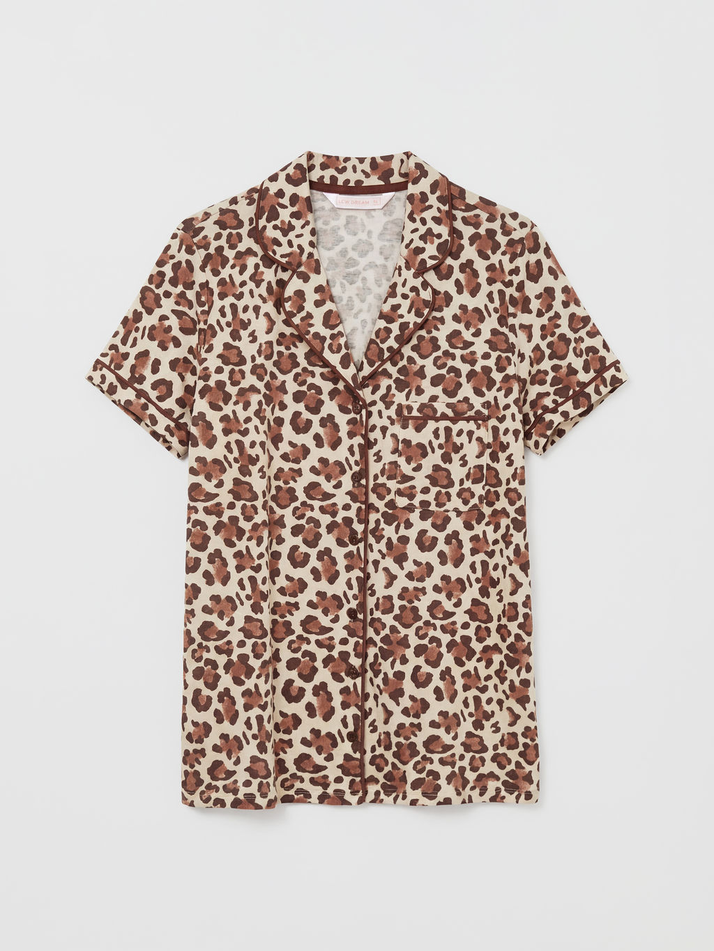 Leopar Desenli Kad?n ?ortlu Pijama Tak?m?