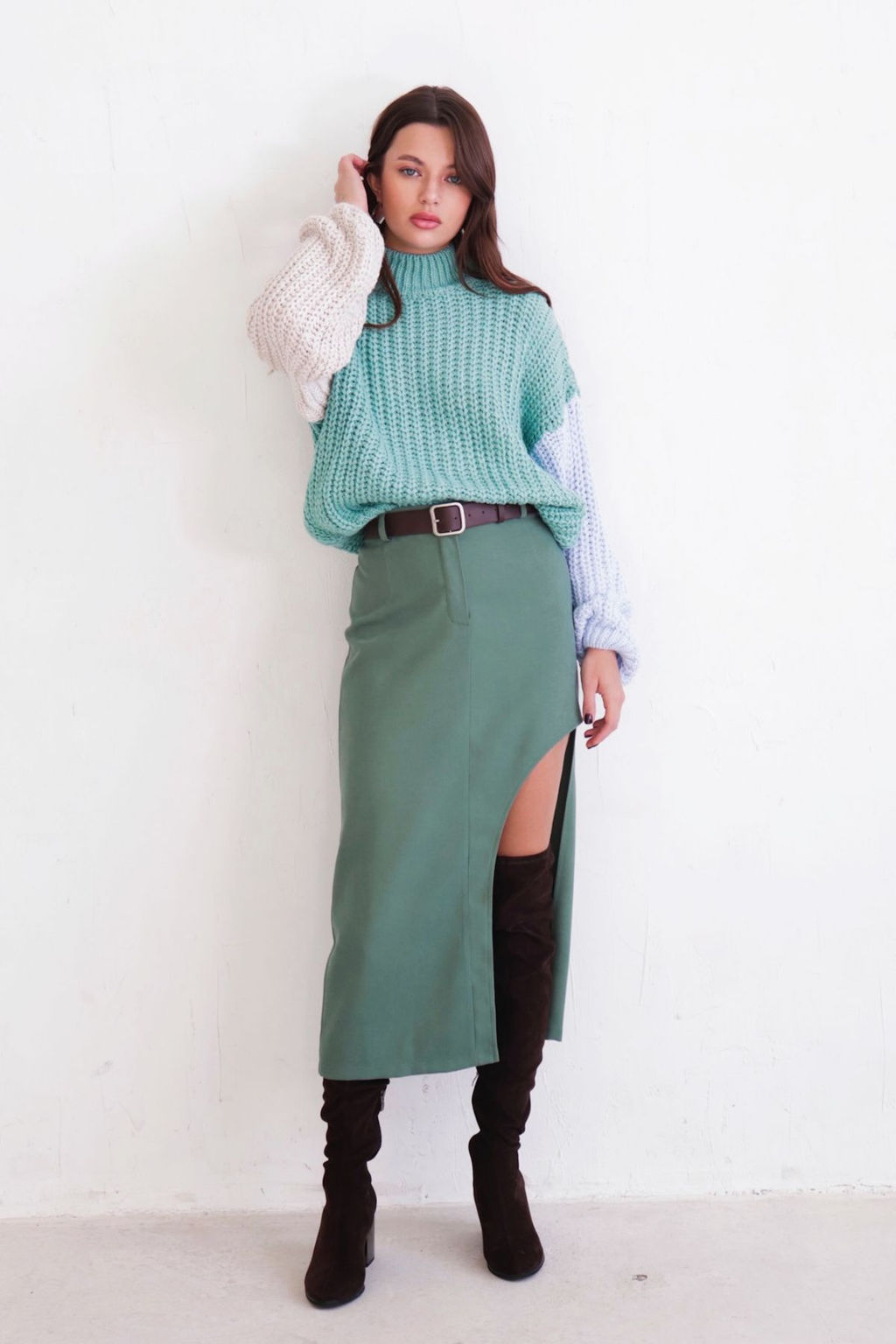 Martichelli Юбка с вырезом папоротник  фото 11