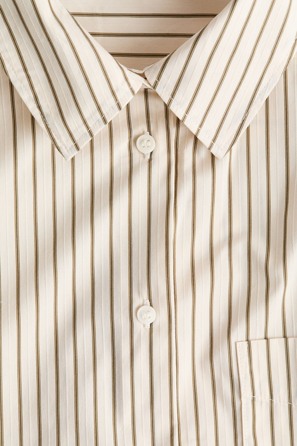 Camisa oversize de popelina - H&m фото 3