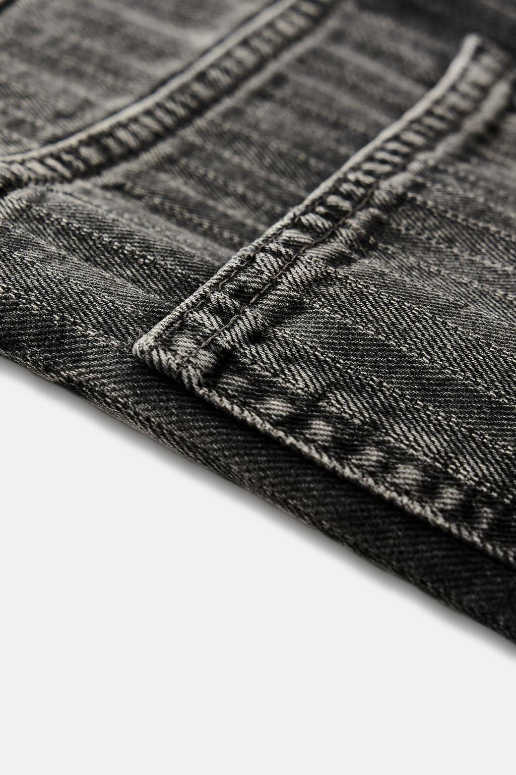 ZW COLLECTION STRAIGHT-LEG MID-RISE JEANS - Zara фото 10