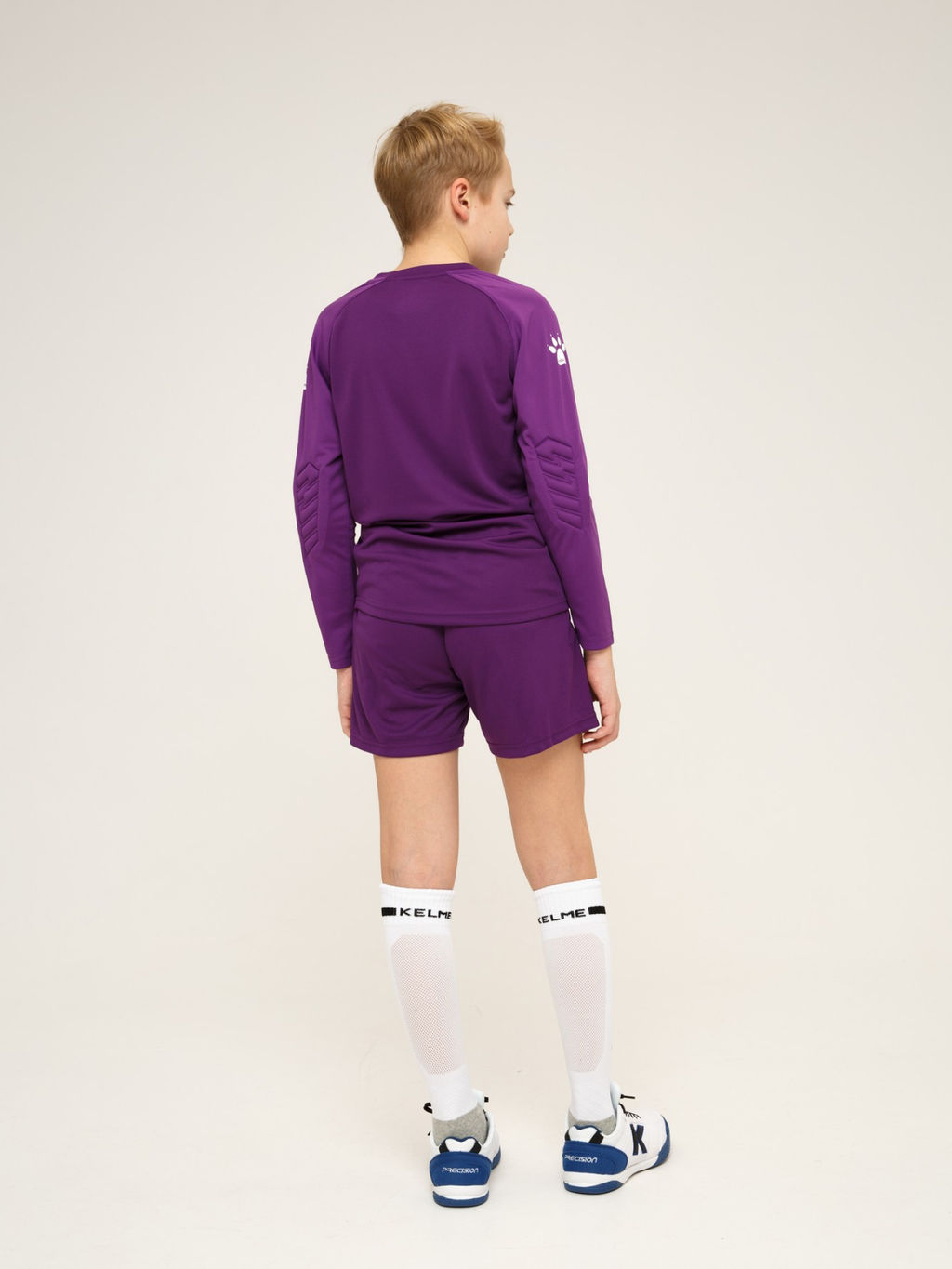 Детский комплект (лонгслив, шорты) KELME Long Sleeve Goalkeeper Suit Violet