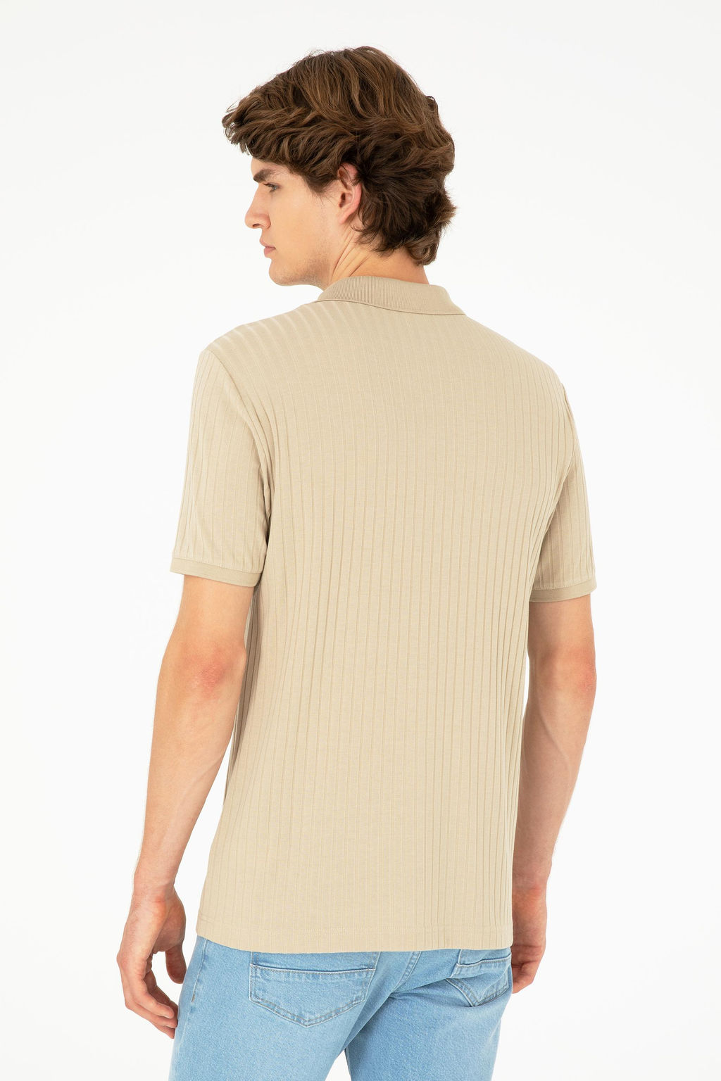 Мужская футболка светло-хаки - U.s. polo assn фото 5